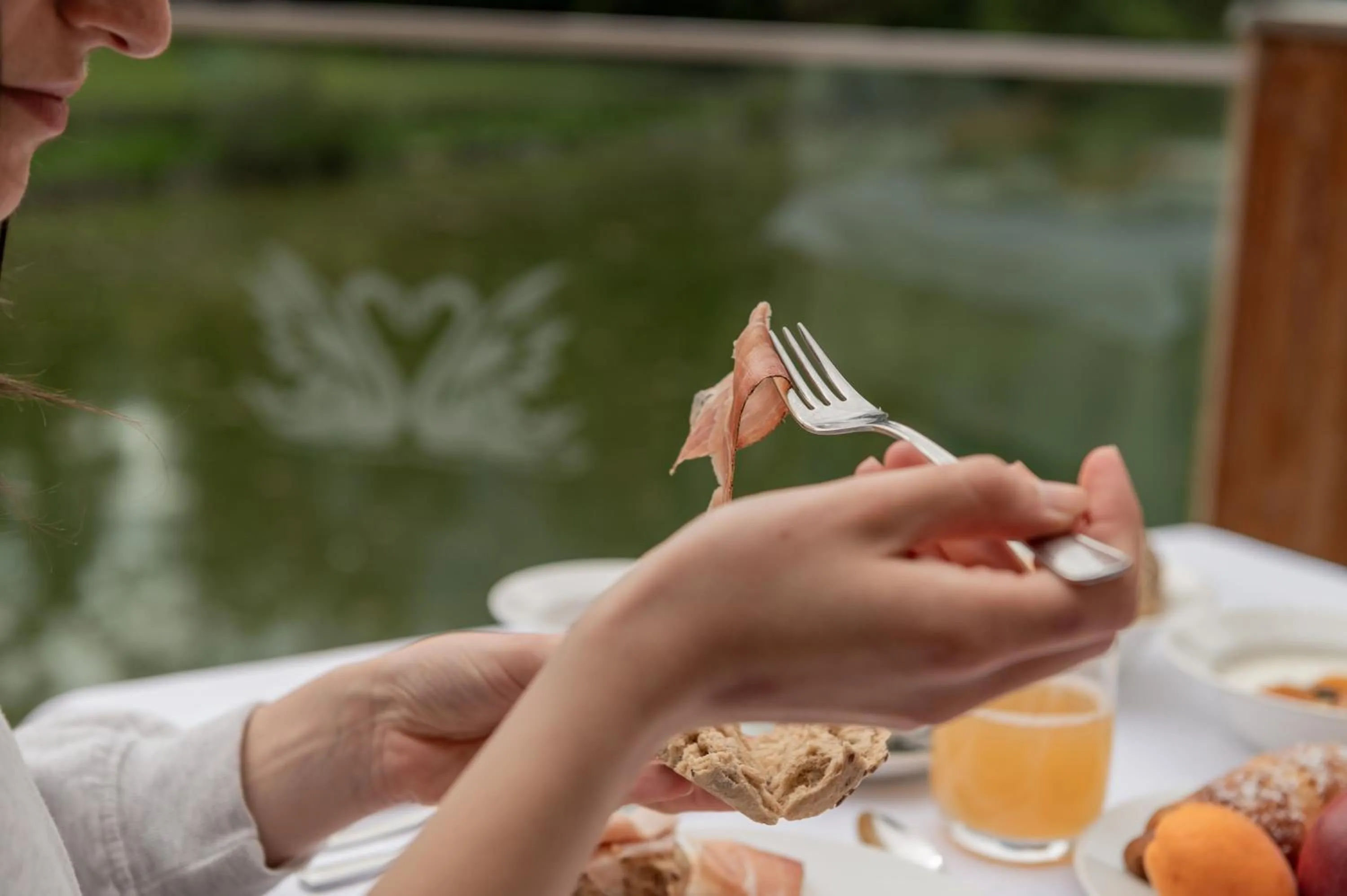 Breakfast in Hotel Lago della Creta