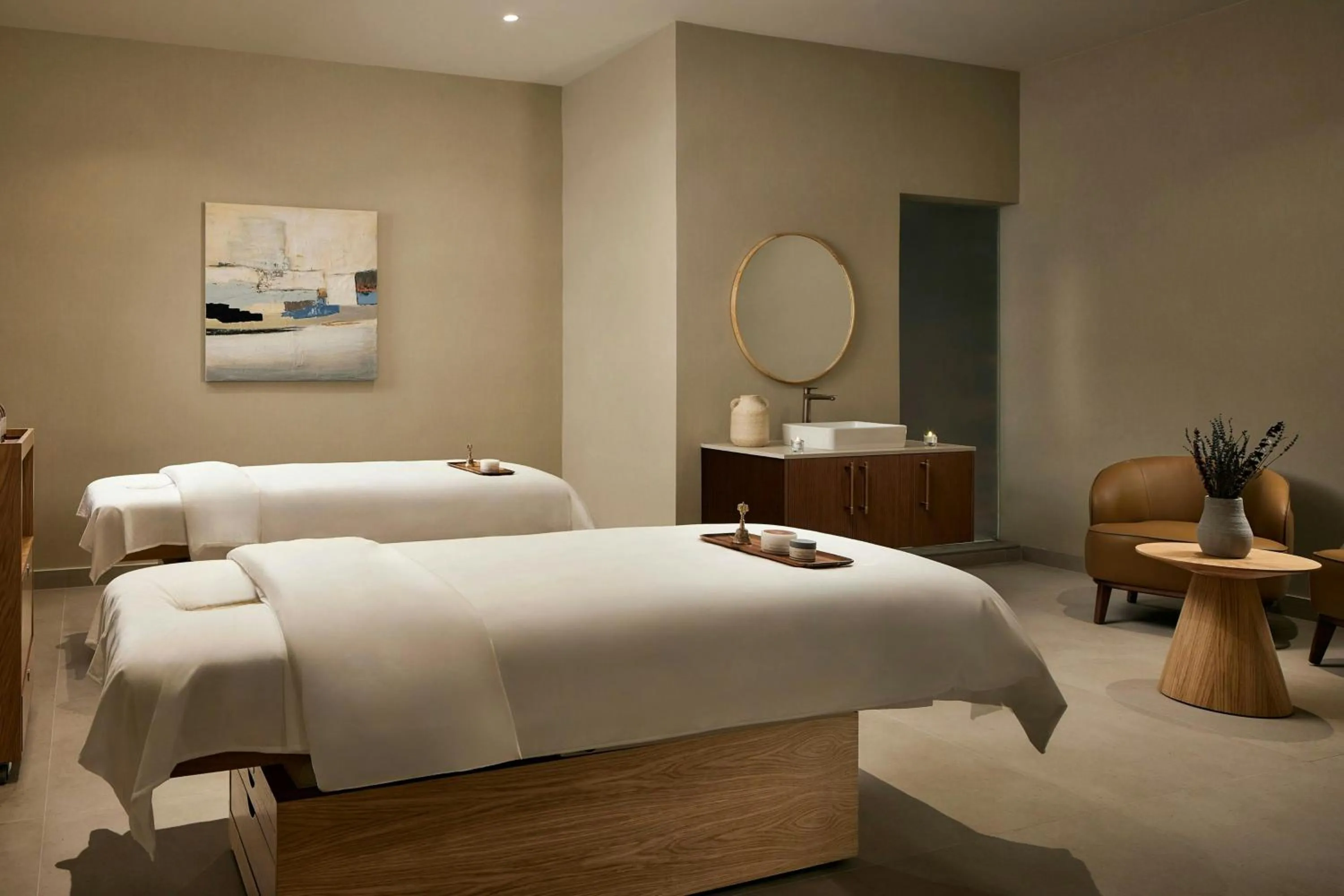 Spa and wellness centre/facilities, Bed in Marriott Residences Salgados Resort, Algarve