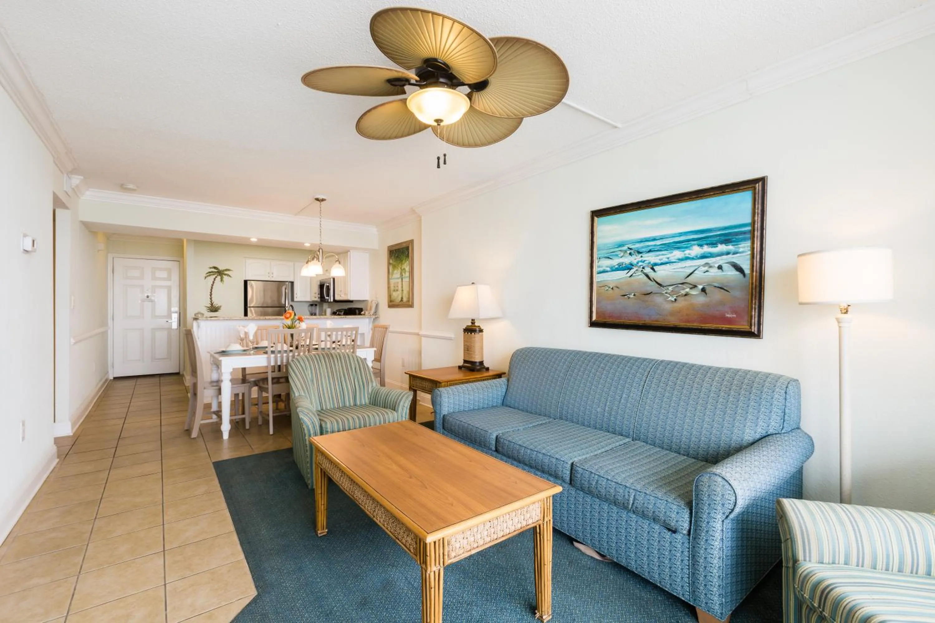 Living room in Sands Beach Club