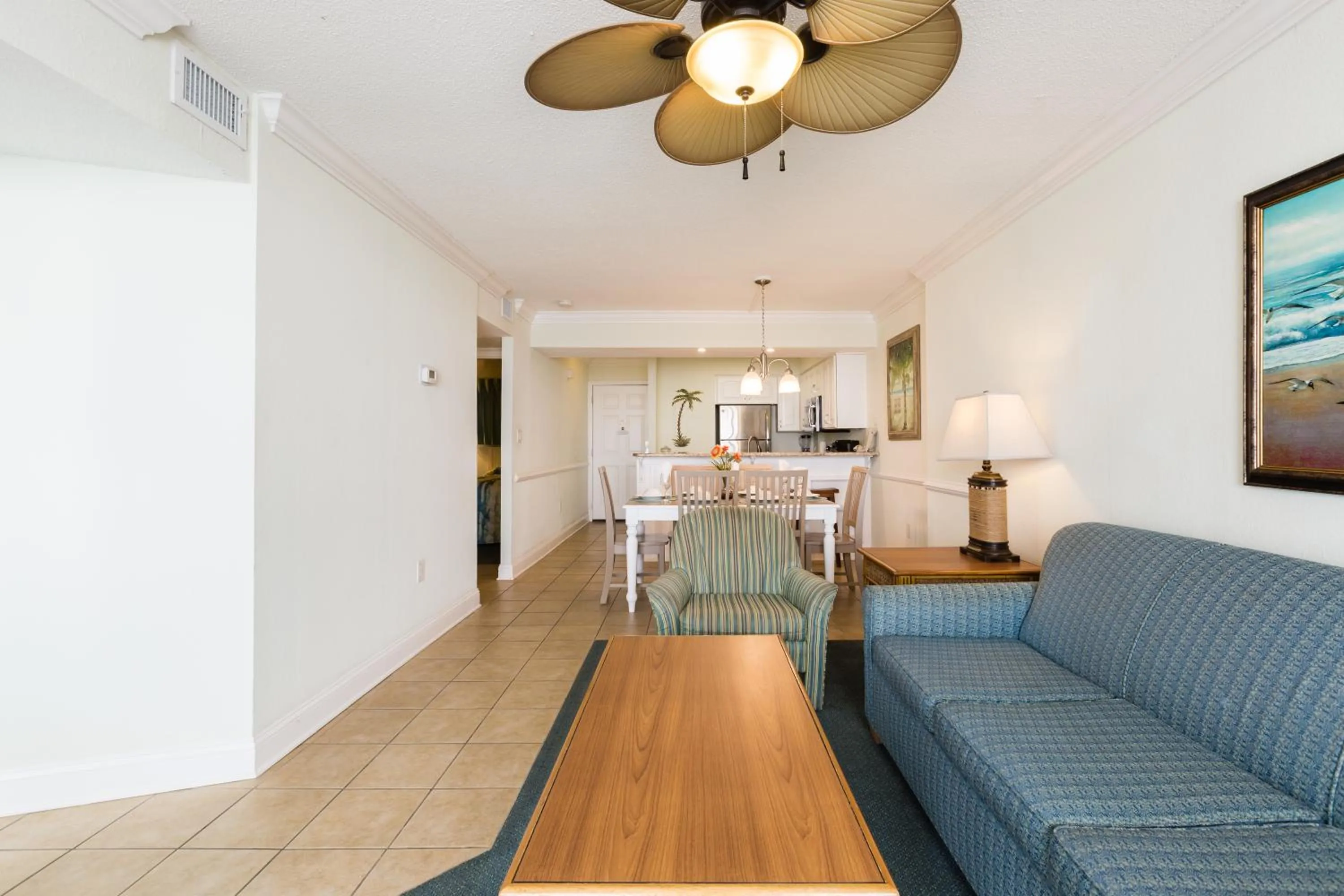 Living room in Sands Beach Club