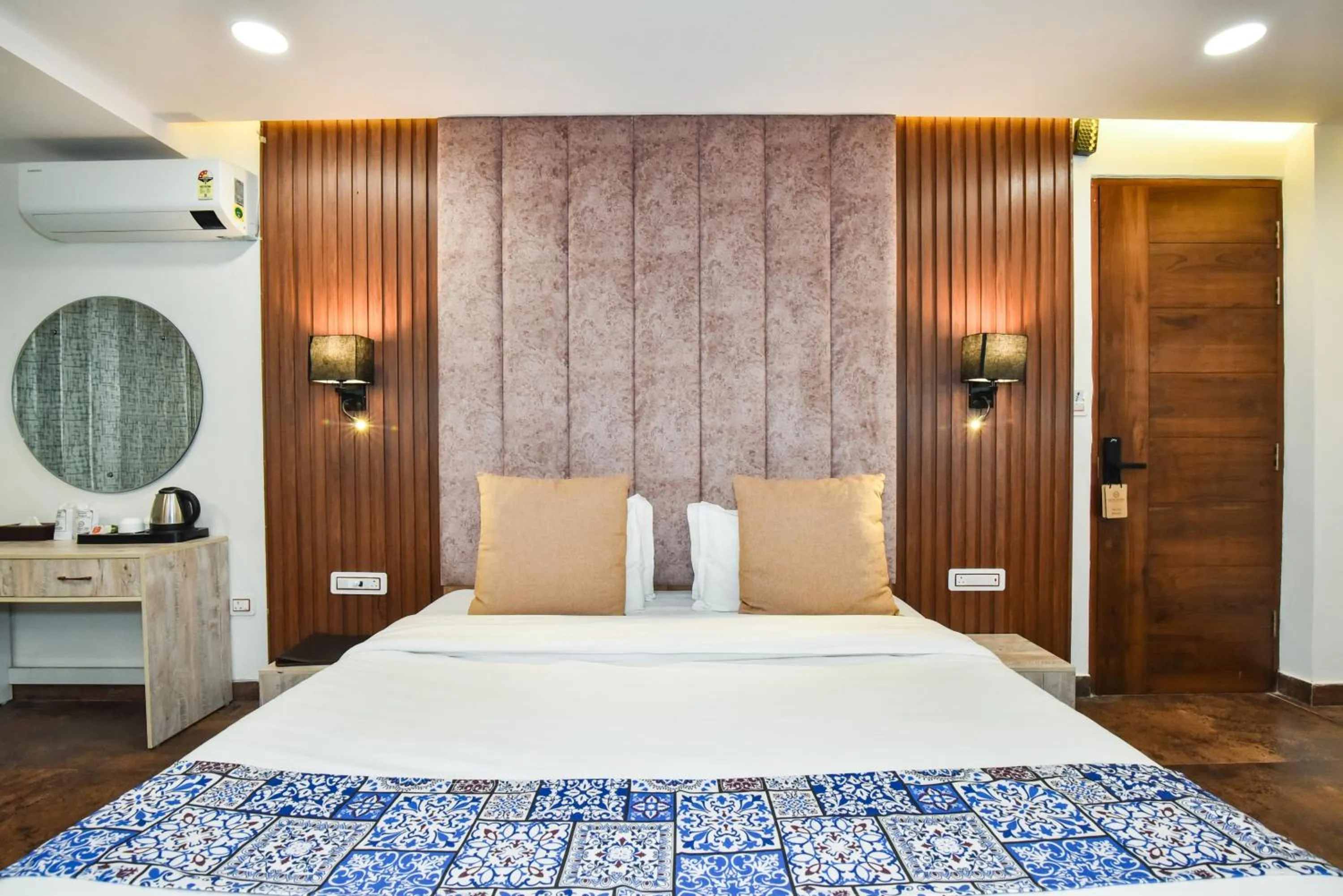 Bedroom, Bed in AH Grand Villa - Hotel Near Dalai Lama Temple