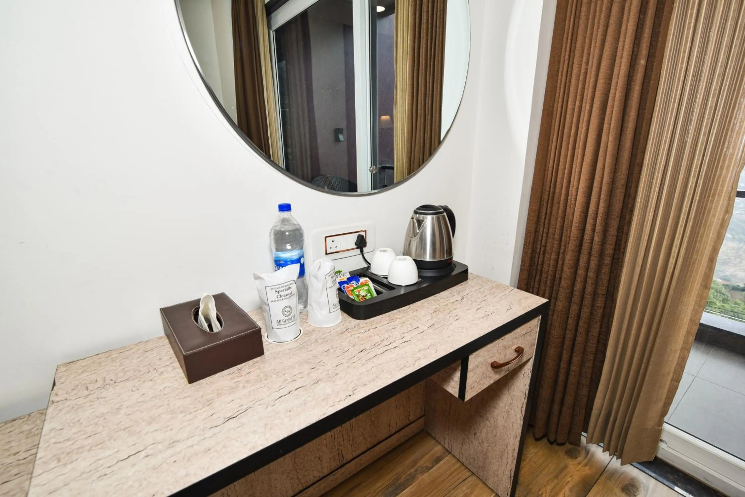 Coffee/tea facilities in AH Grand Villa - Hotel Near Dalai Lama Temple