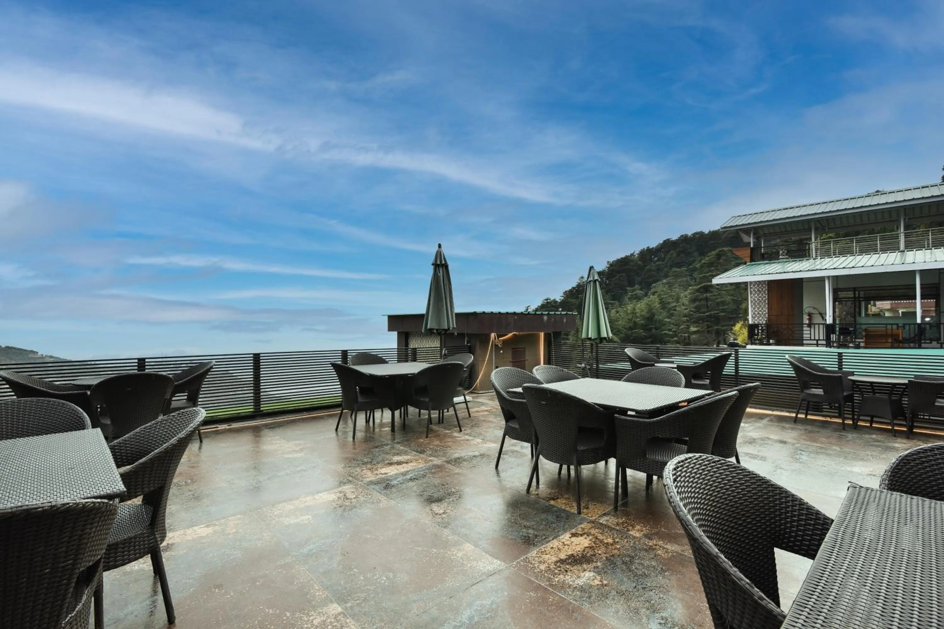 Balcony/Terrace in AH Grand Villa - Hotel Near Dalai Lama Temple