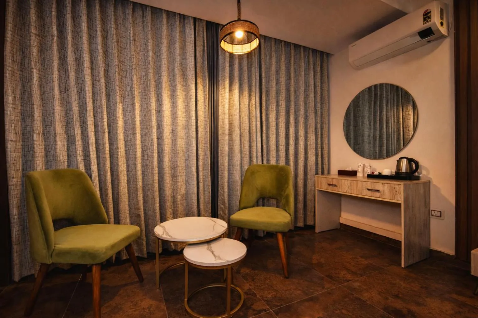 Area and facilities in AH Grand Villa - Hotel Near Dalai Lama Temple