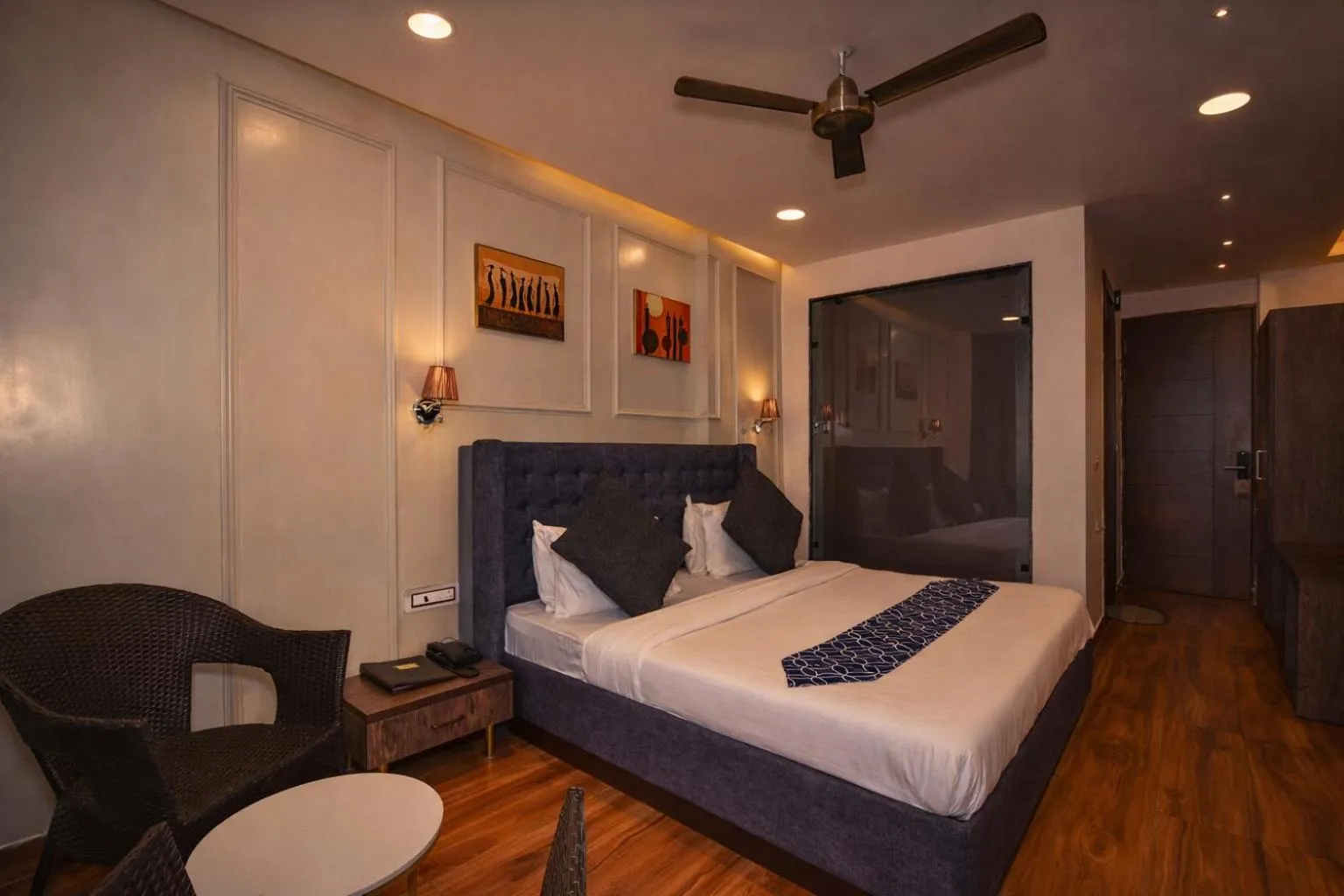 Bedroom, Bed in AH Grand Villa - Hotel Near Dalai Lama Temple