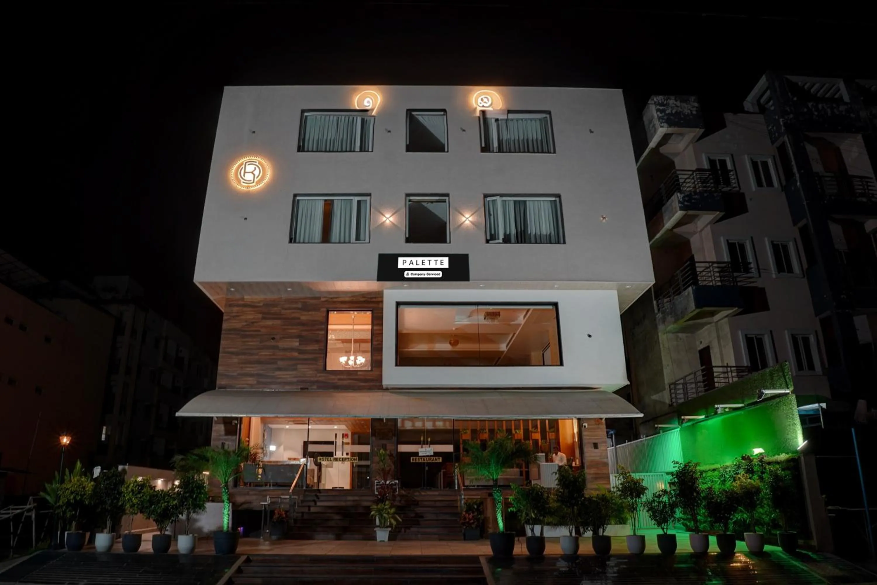 Facade/entrance in Palette by CheckIn Patel Nagar Bhopal
