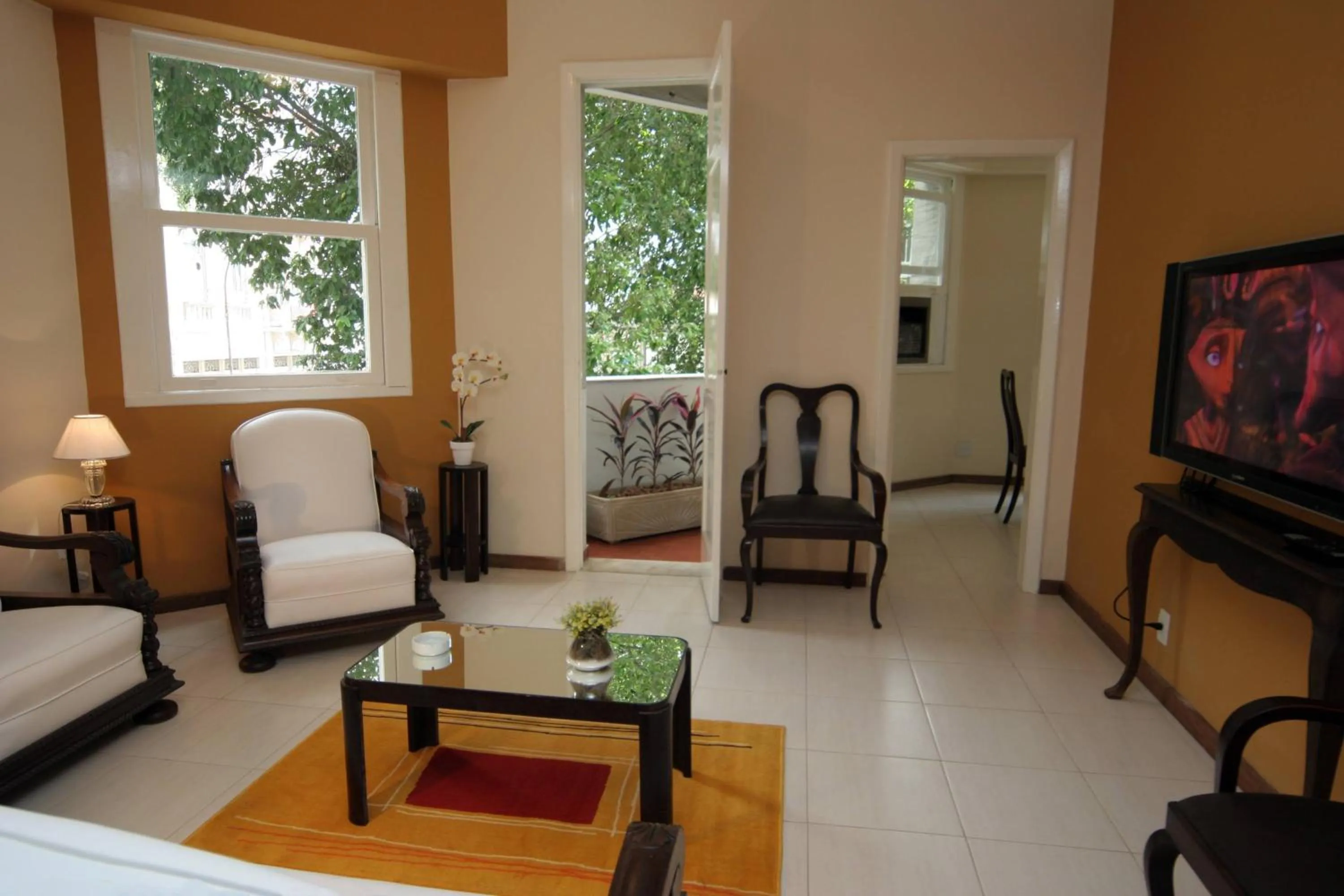 Lobby or reception in Hotel Carioca