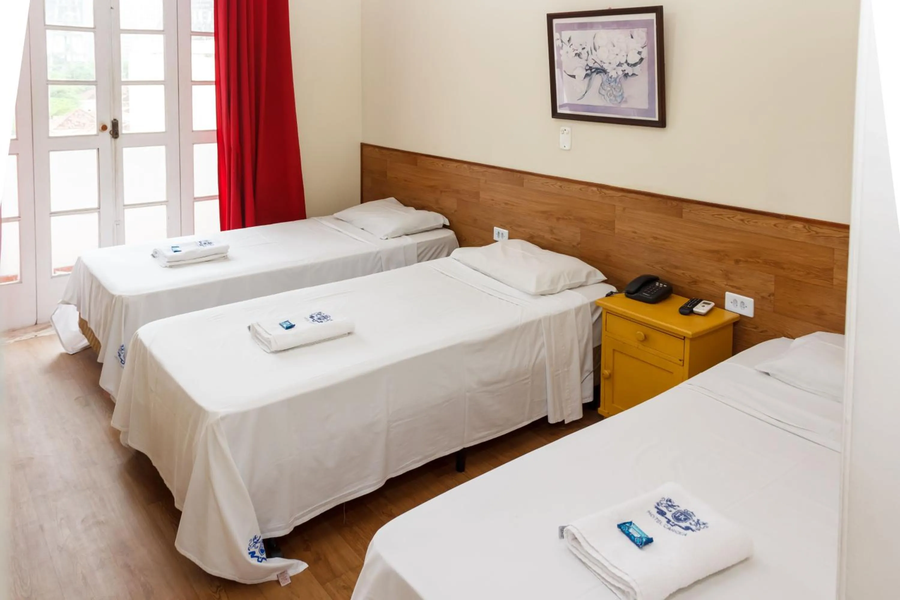 Bed in Hotel Carioca