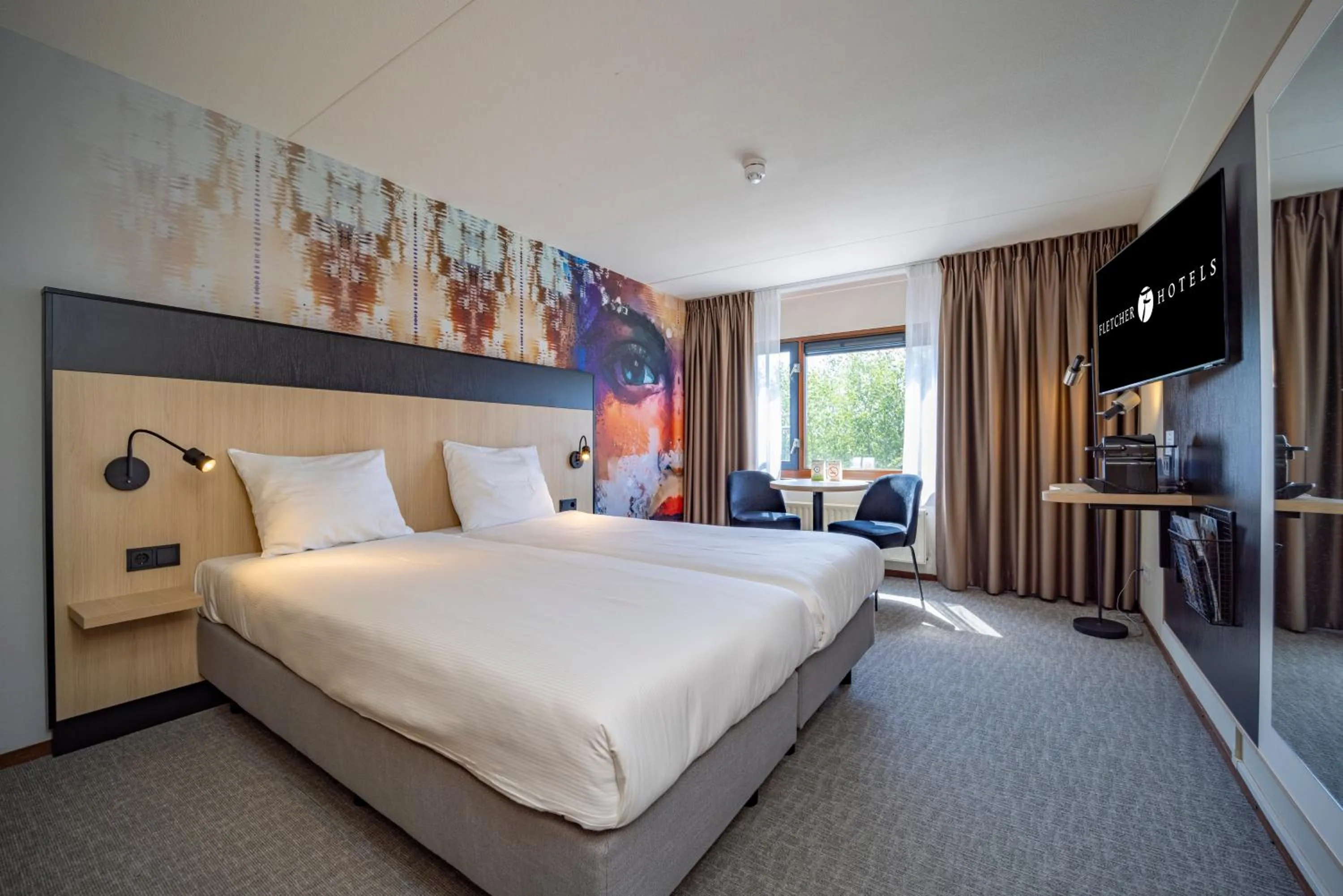 Bedroom, Bed in Fletcher Wellness-Hotel Stadspark