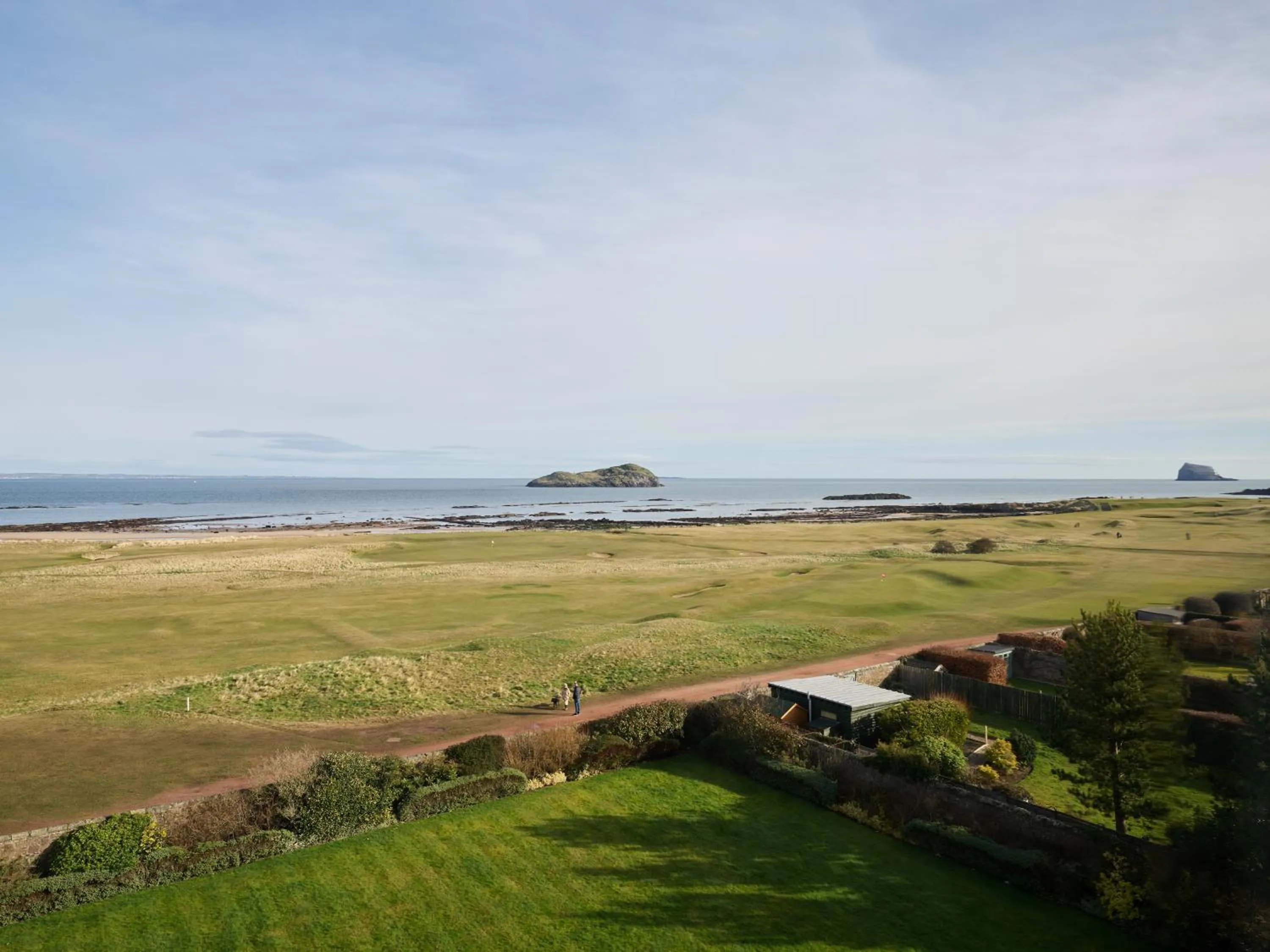 Natural landscape in Marine North Berwick