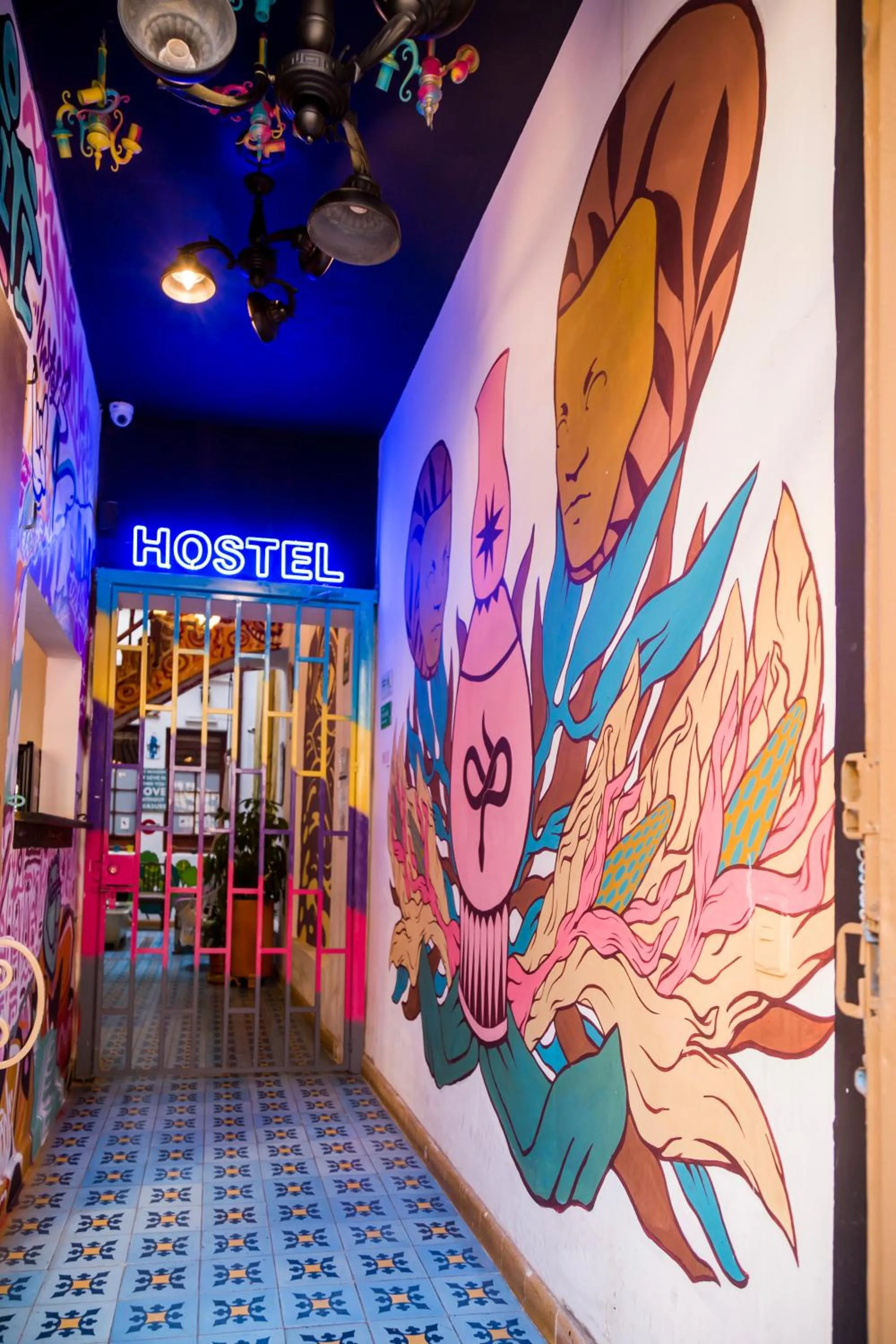 Lobby or reception in Fatima Hostel Bogotá