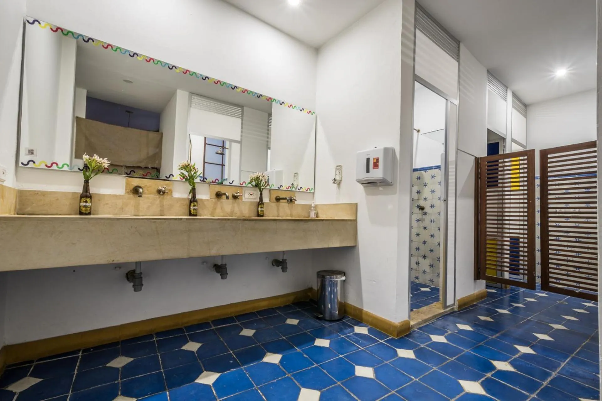 Decorative detail in Fatima Hostel Bogotá