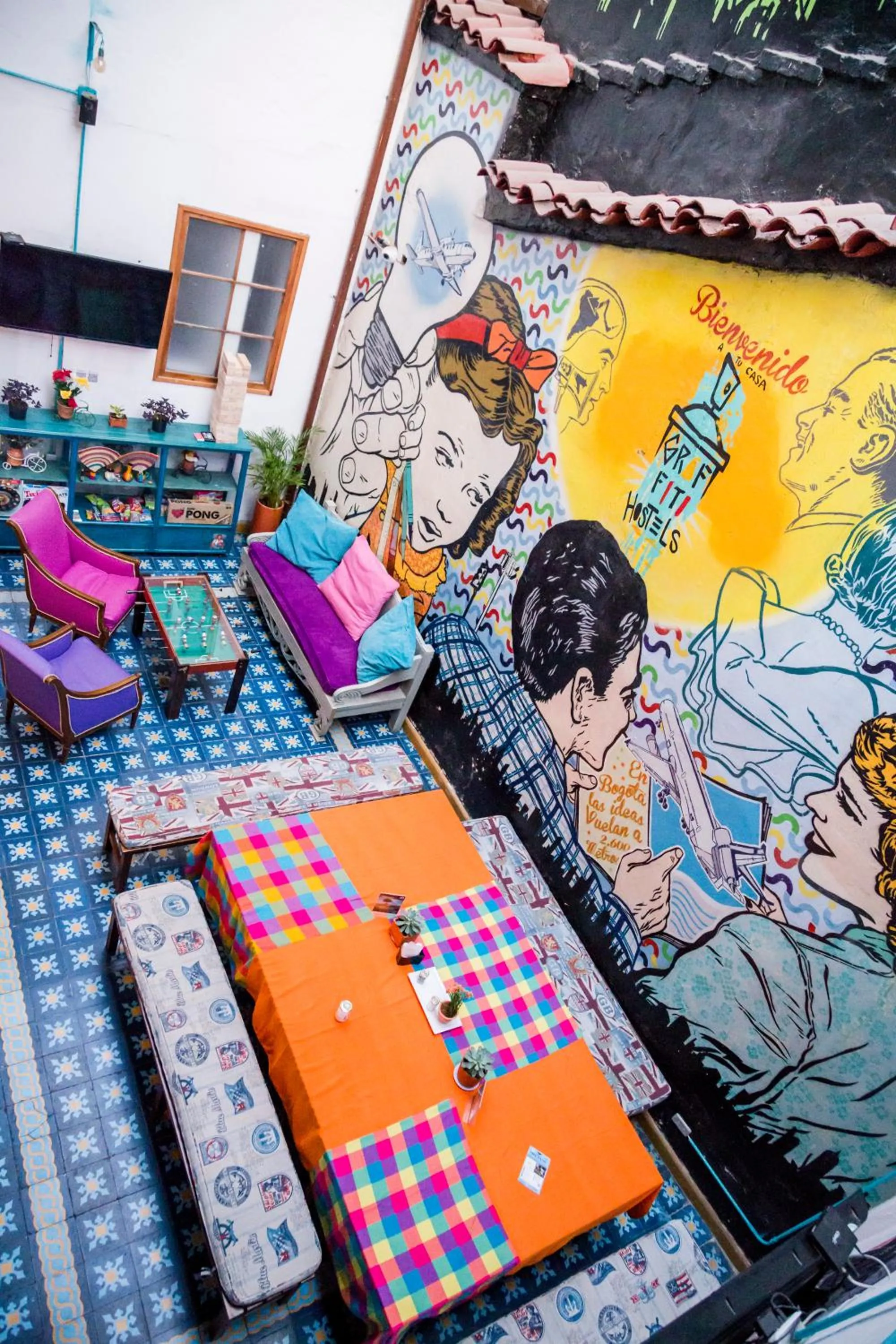 Breakfast in Fatima Hostel Bogotá