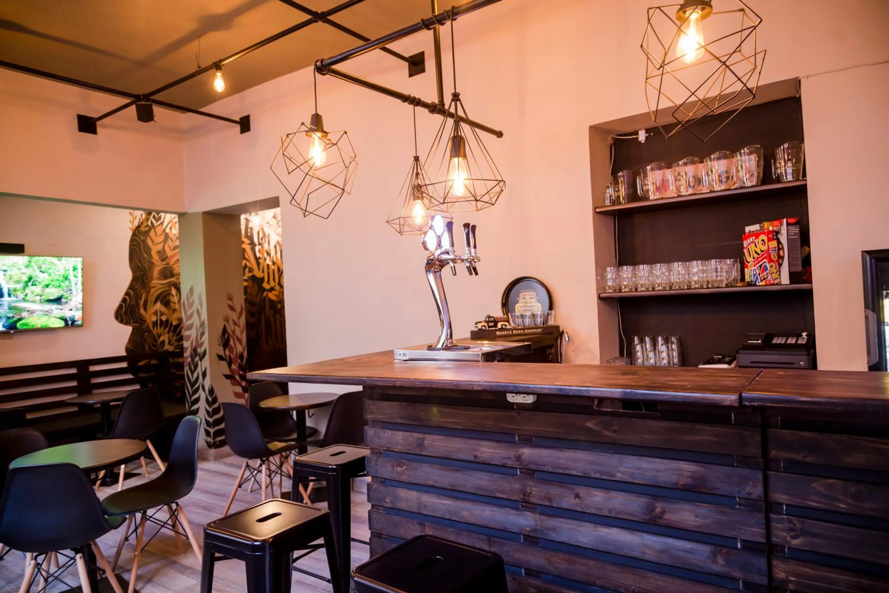 Lounge or bar in Fatima Hostel Bogotá