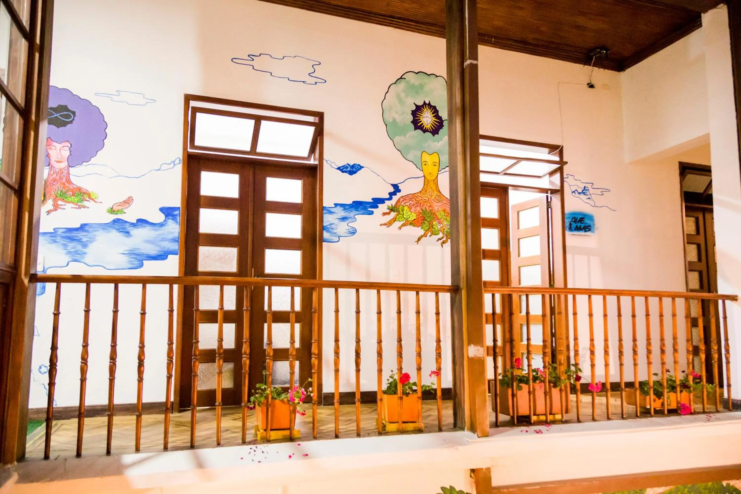 Area and facilities in Fatima Hostel Bogotá