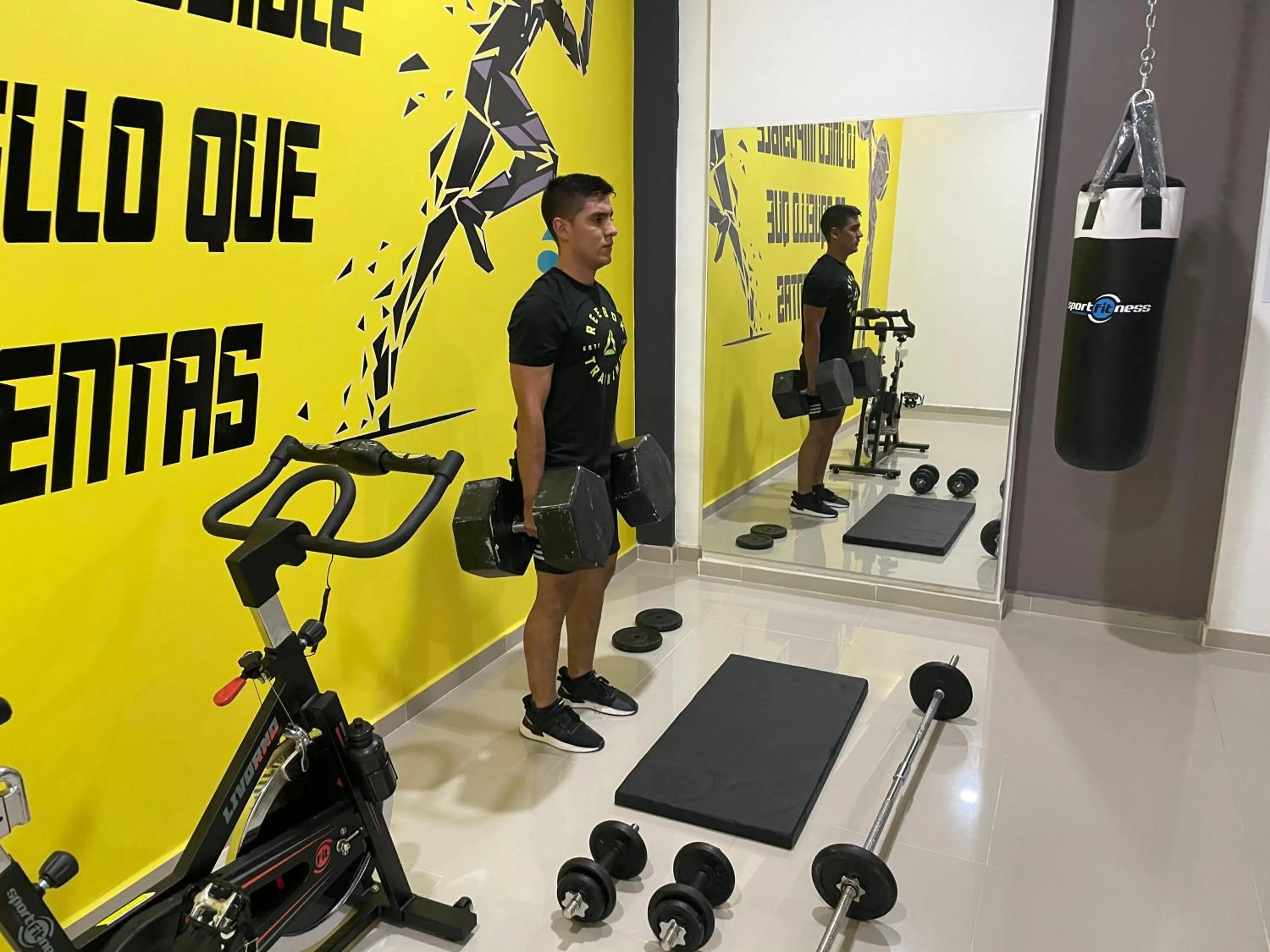 Fitness centre/facilities in Hotel Santa Clara Boutique
