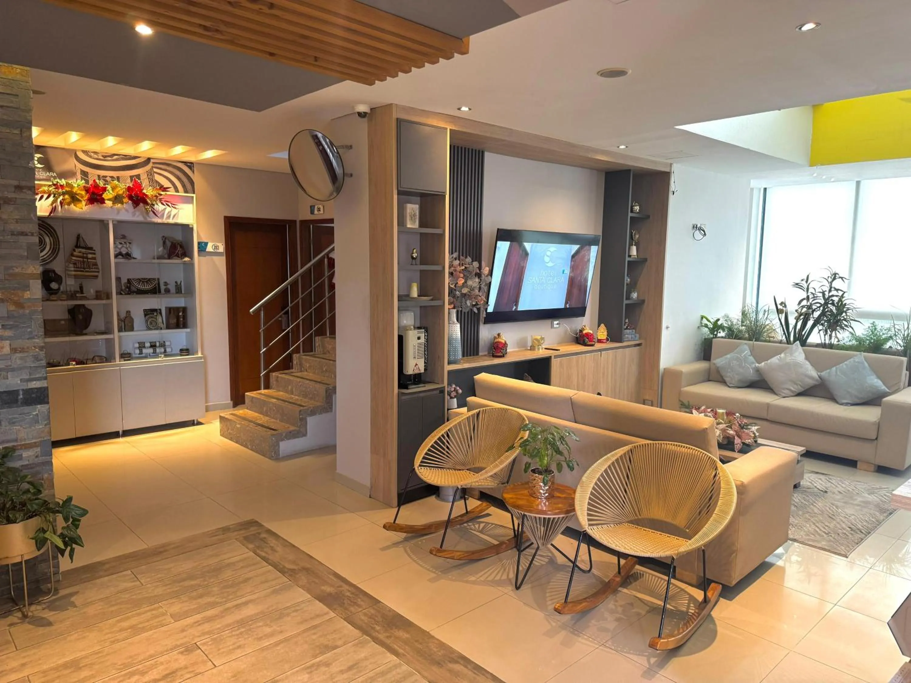 Living room in Hotel Santa Clara Boutique