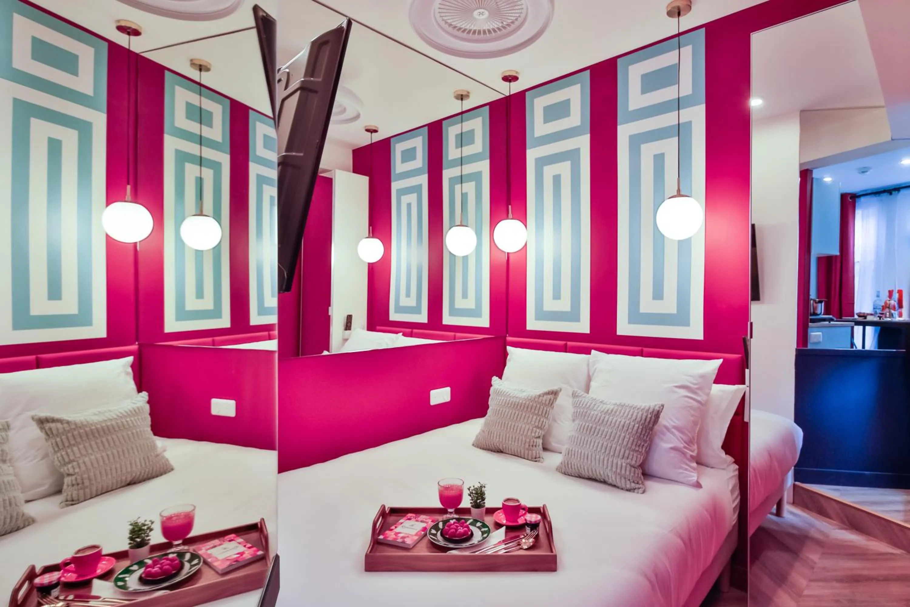 Photo of the whole room, Bed in WS Louvre - Saint-Roch