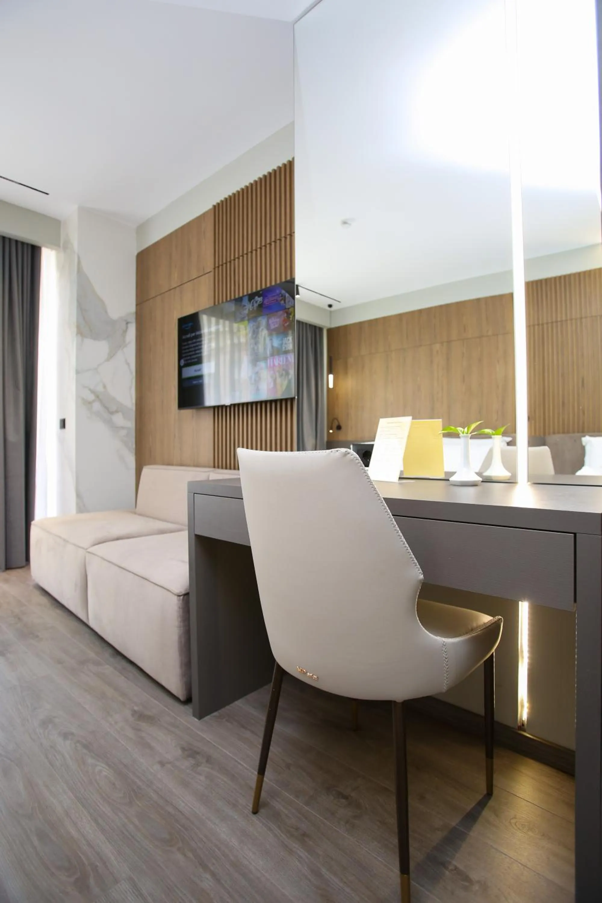 Seating area in Charm Hotel