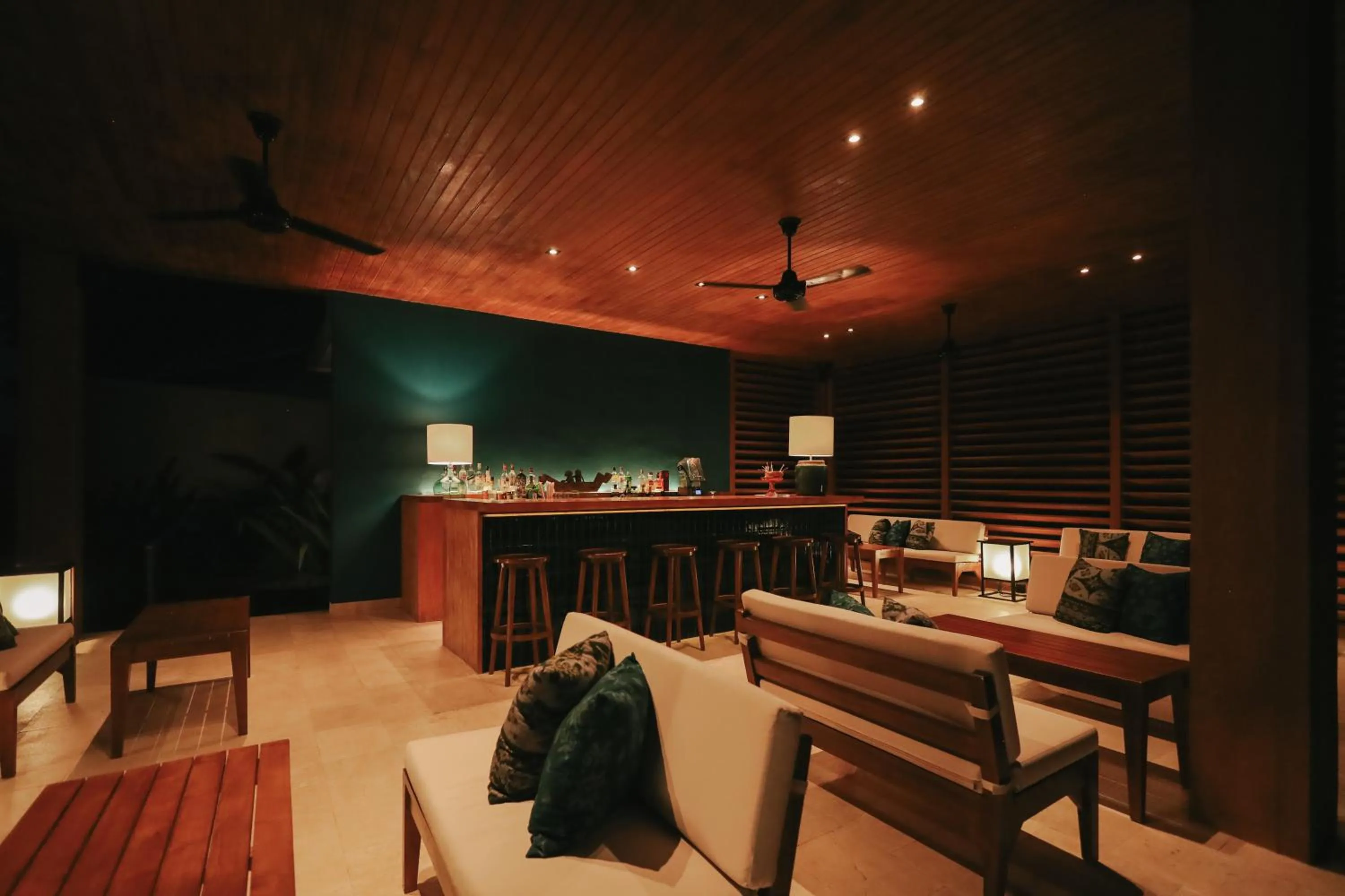 Lounge or bar in Sanglung Villas & Suites