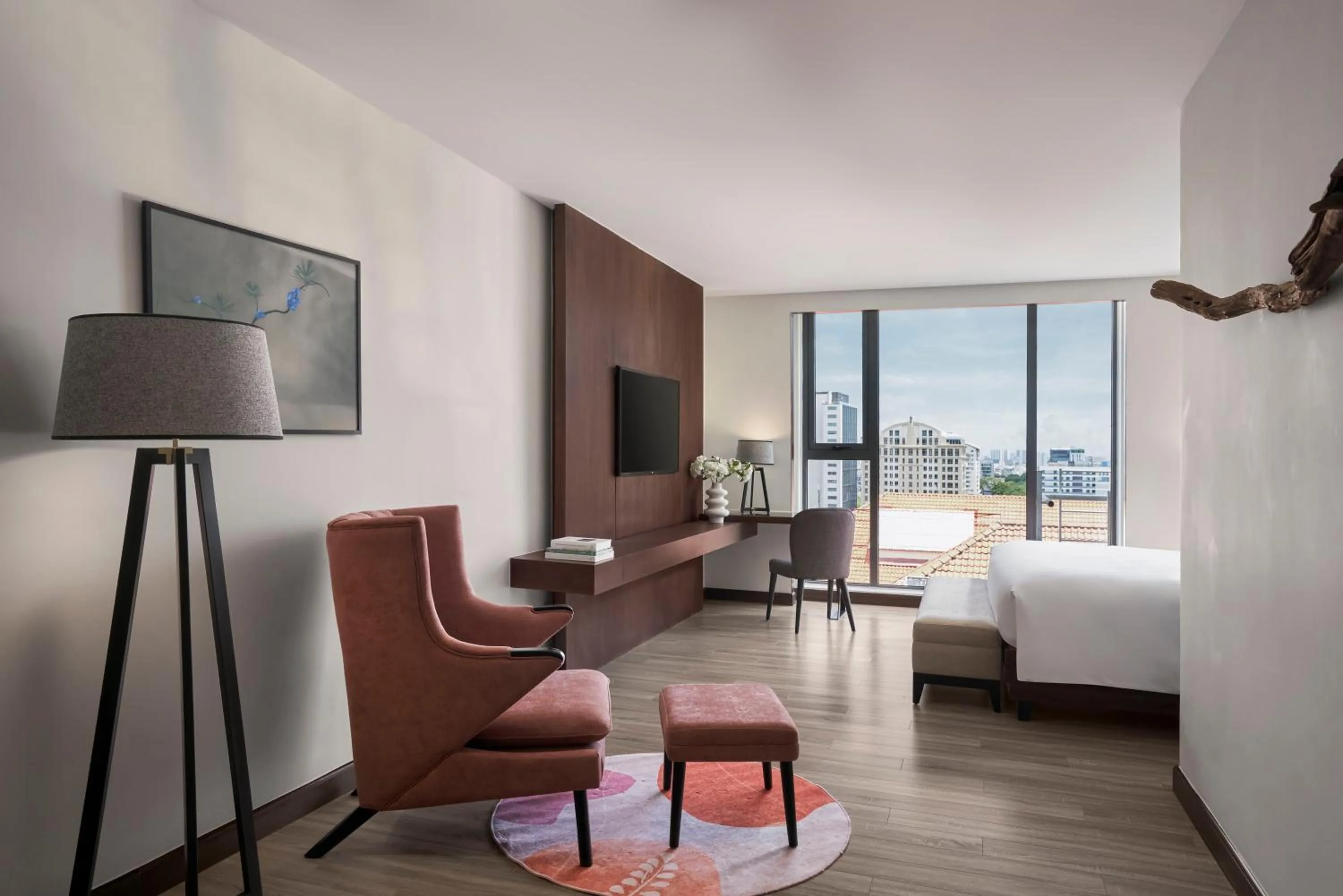 Photo of the whole room, Bed in Signature by M Village Lê Thánh Tôn