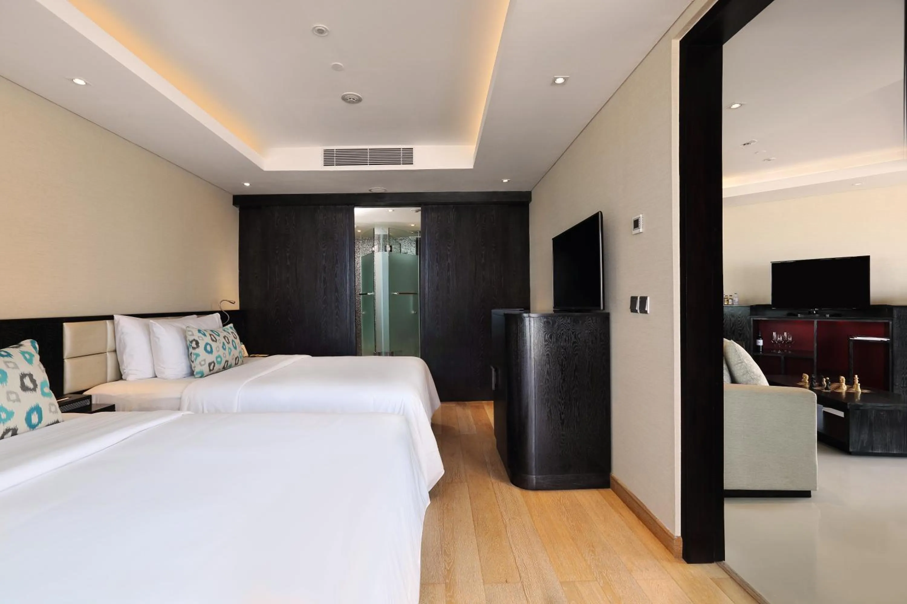 Bedroom, Bed in Double - Six, Luxury Hotel - Seminyak