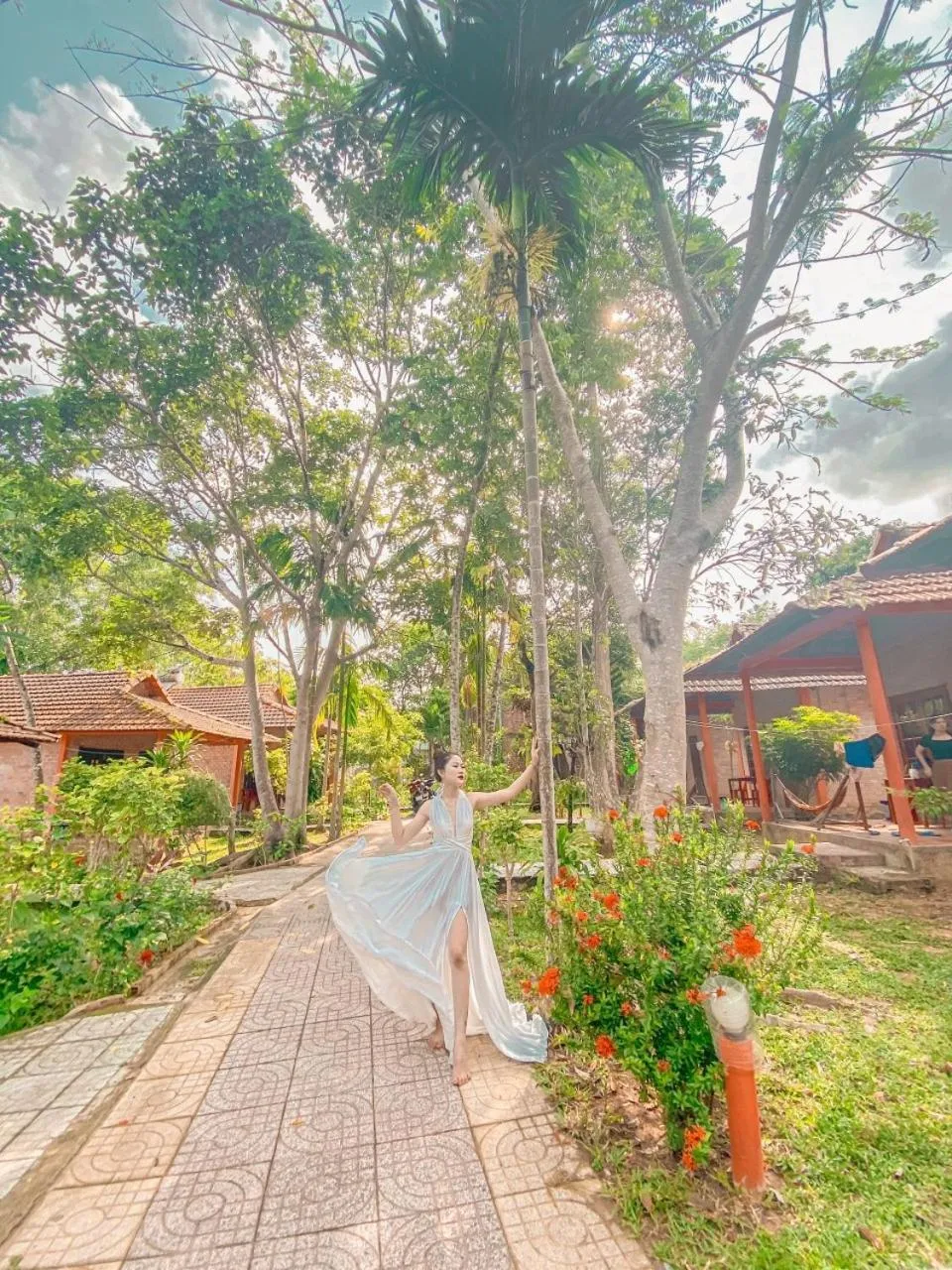 Garden in Huong Giang Bungalow