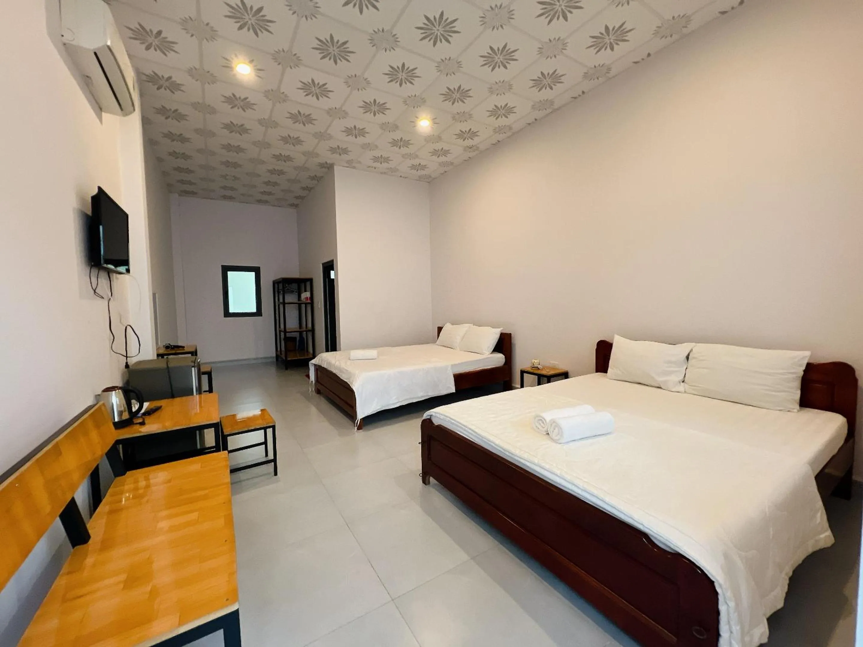 Bed in Huong Giang Bungalow