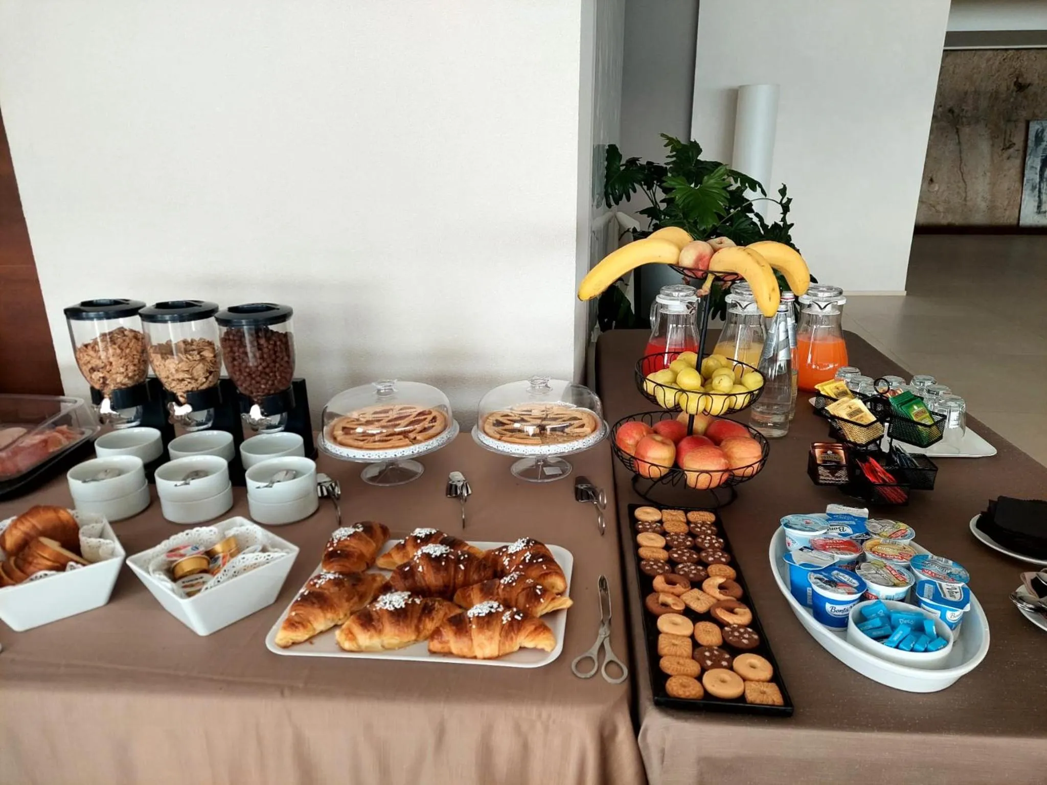 Italian breakfast in Hotel Belvedere Resort