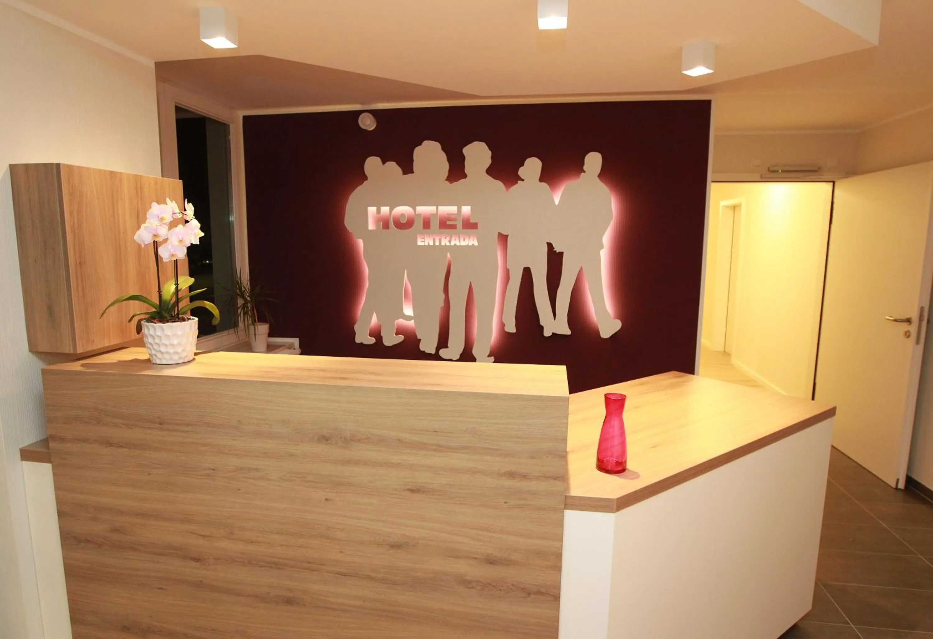 Lobby or reception in Hotel-Restaurant Entrada