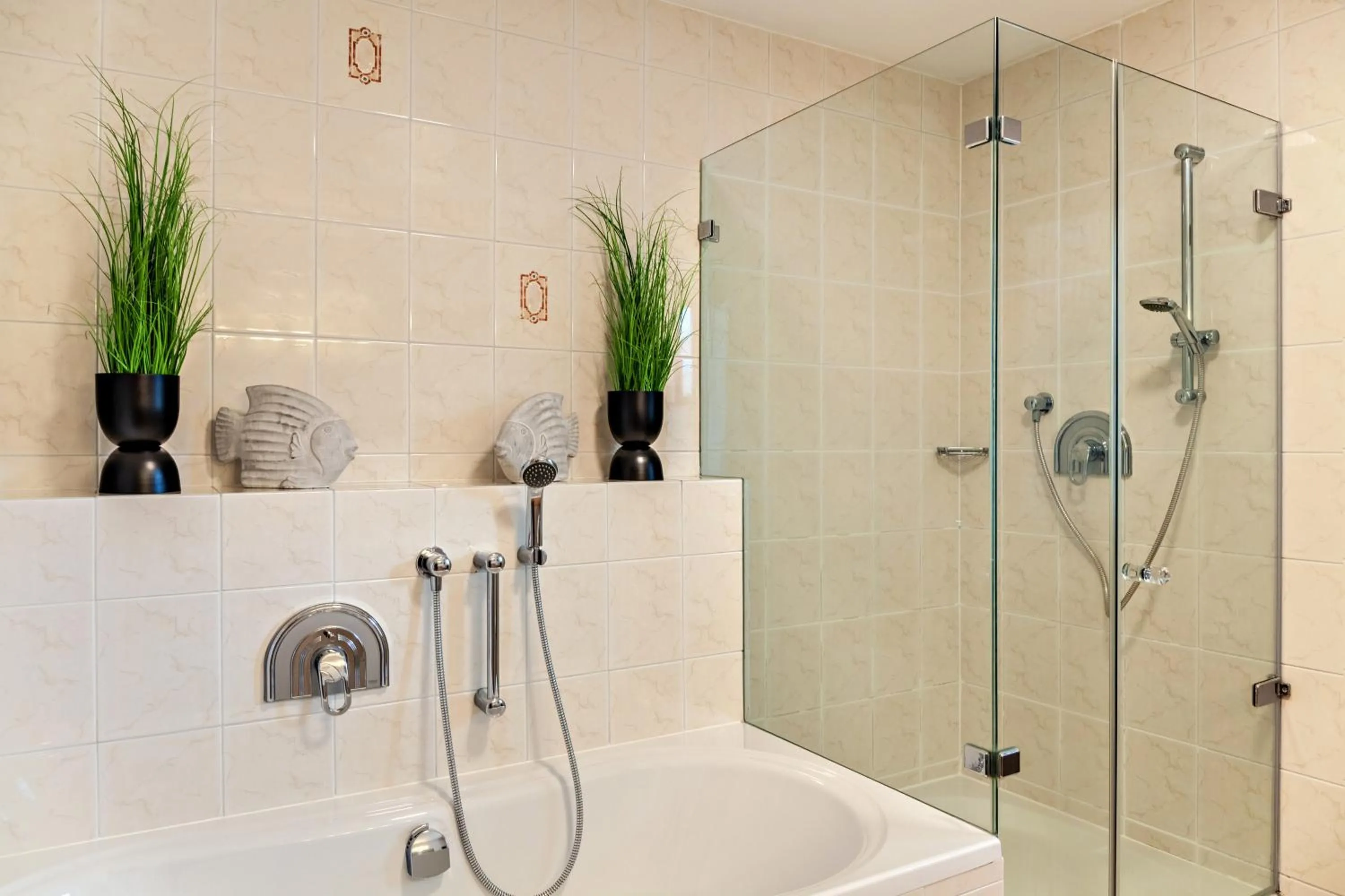 Bathroom in Alpblick Apartment Alpspitze