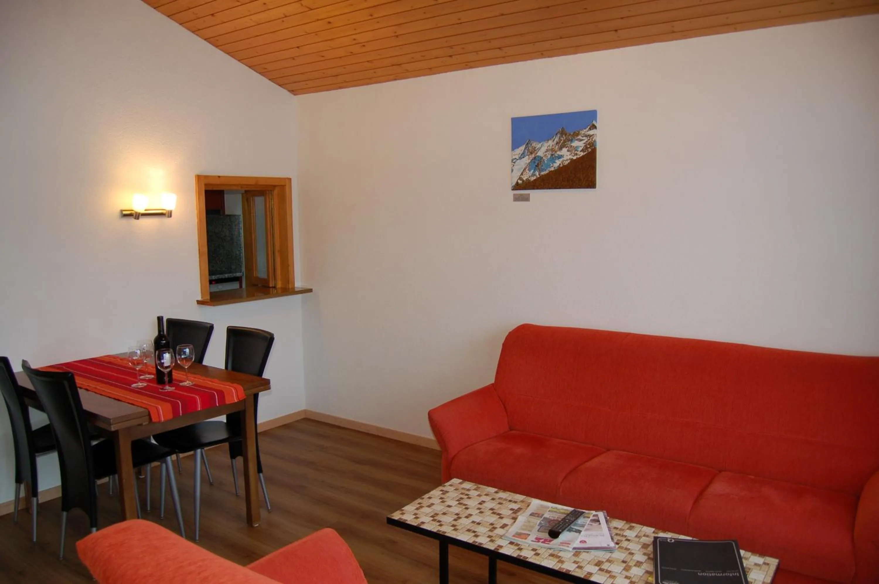 Living room in Akelei Apartments