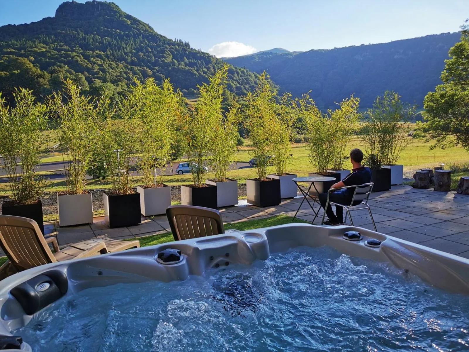 People in Sancy Resort