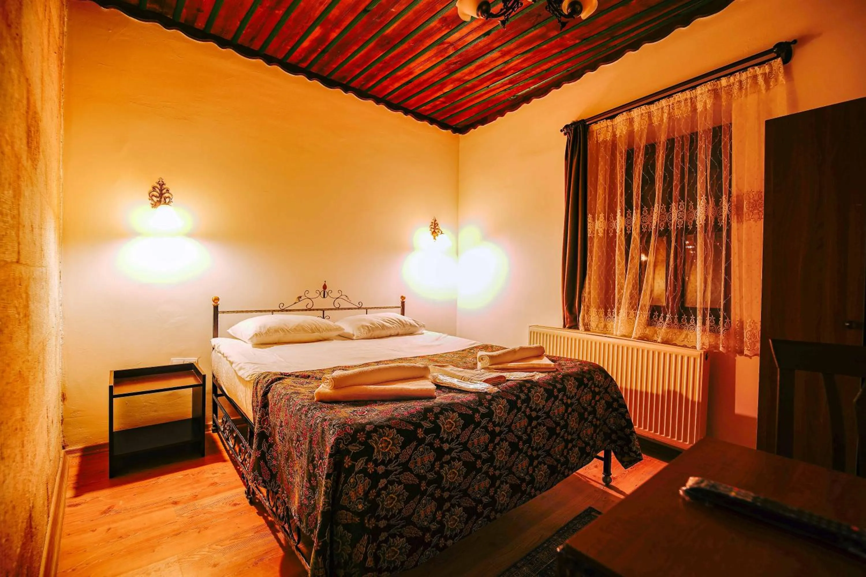 Bed in Alaca Cave Cappadocia