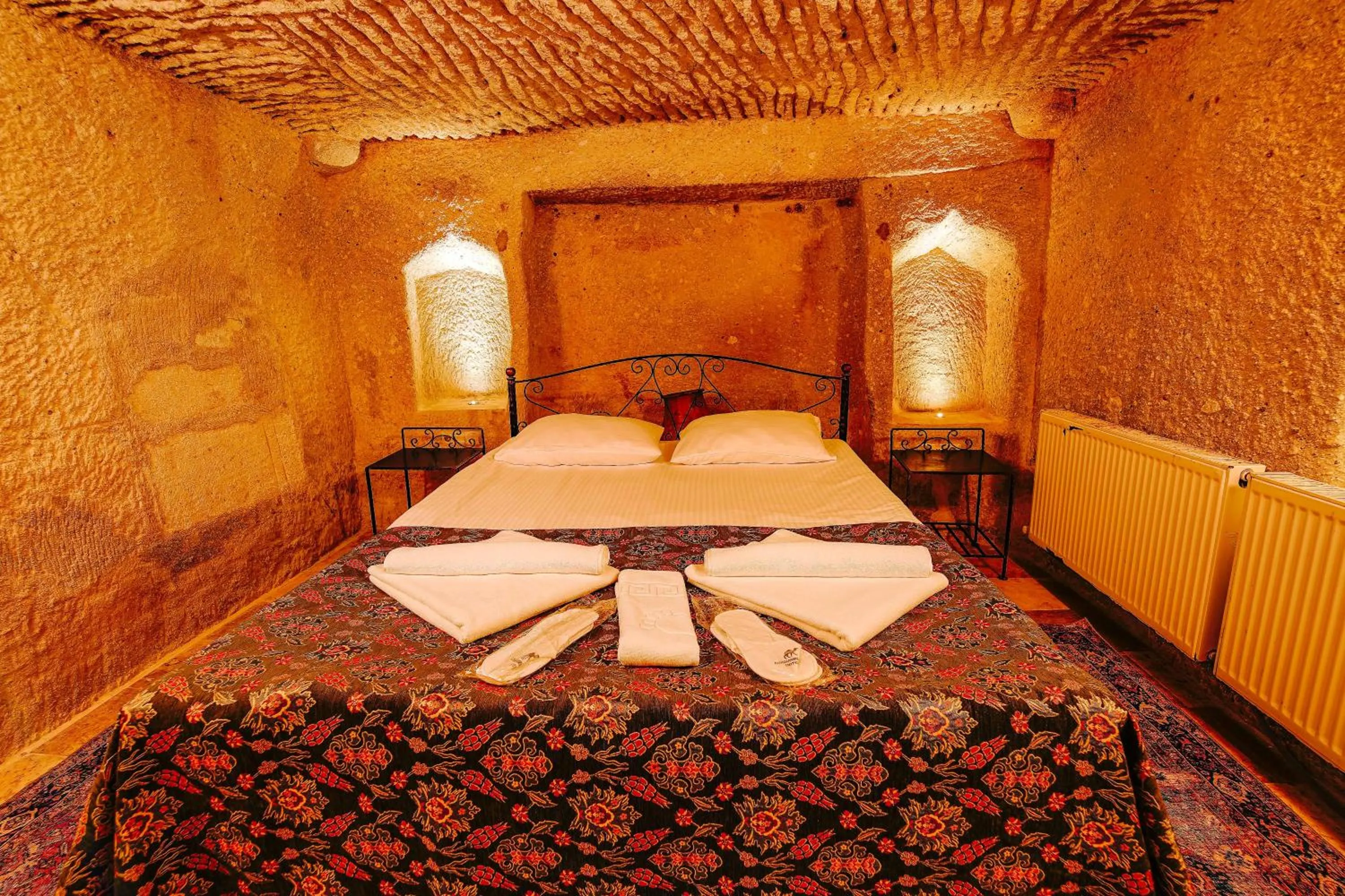 Bed in Alaca Cave Cappadocia