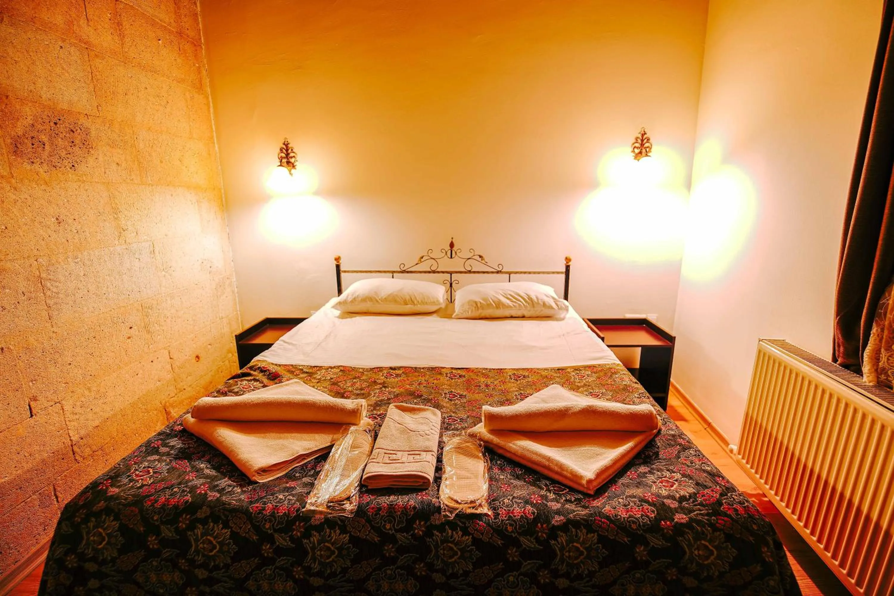 Bed in Alaca Cave Cappadocia