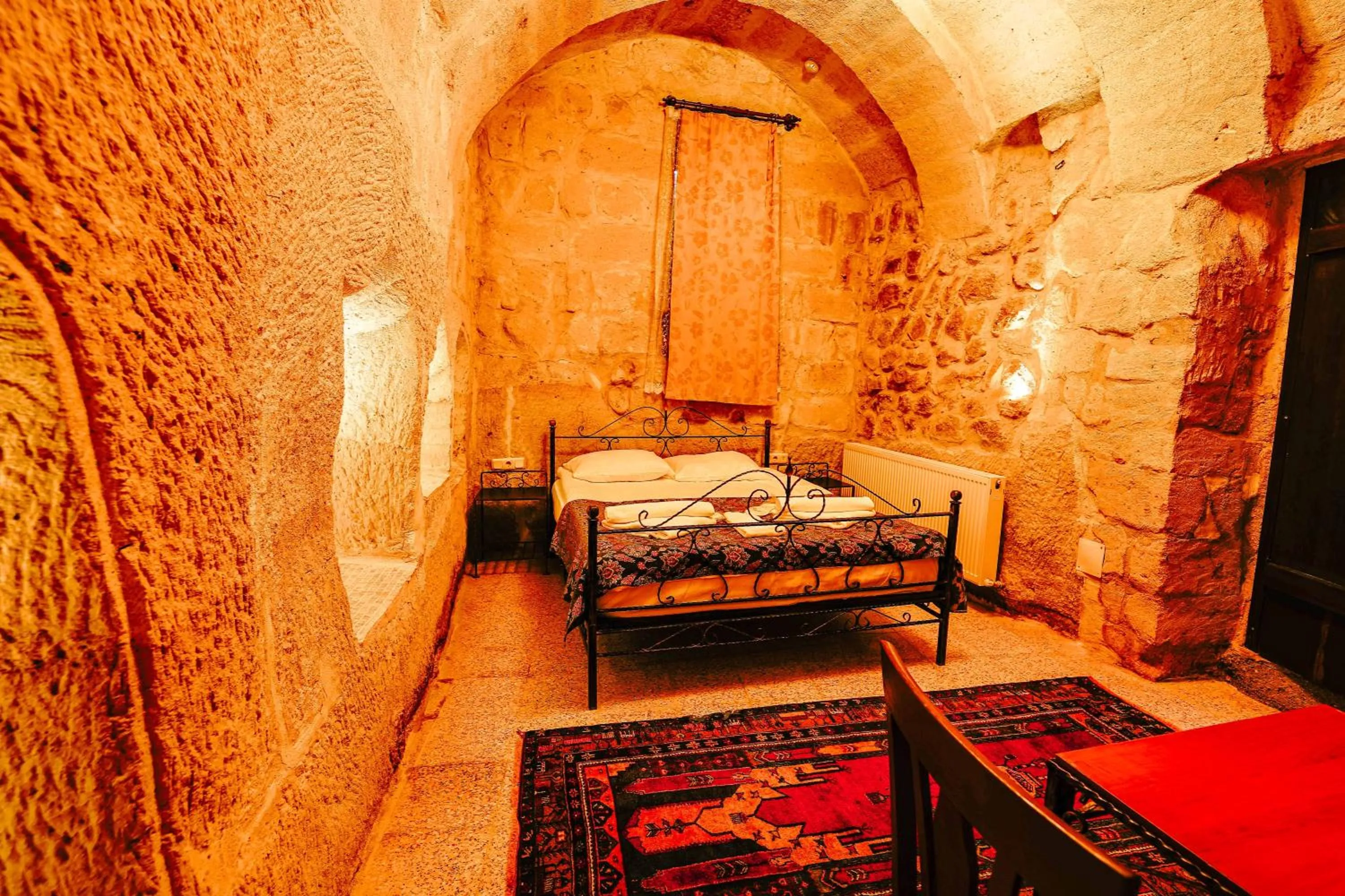 Bed in Alaca Cave Cappadocia