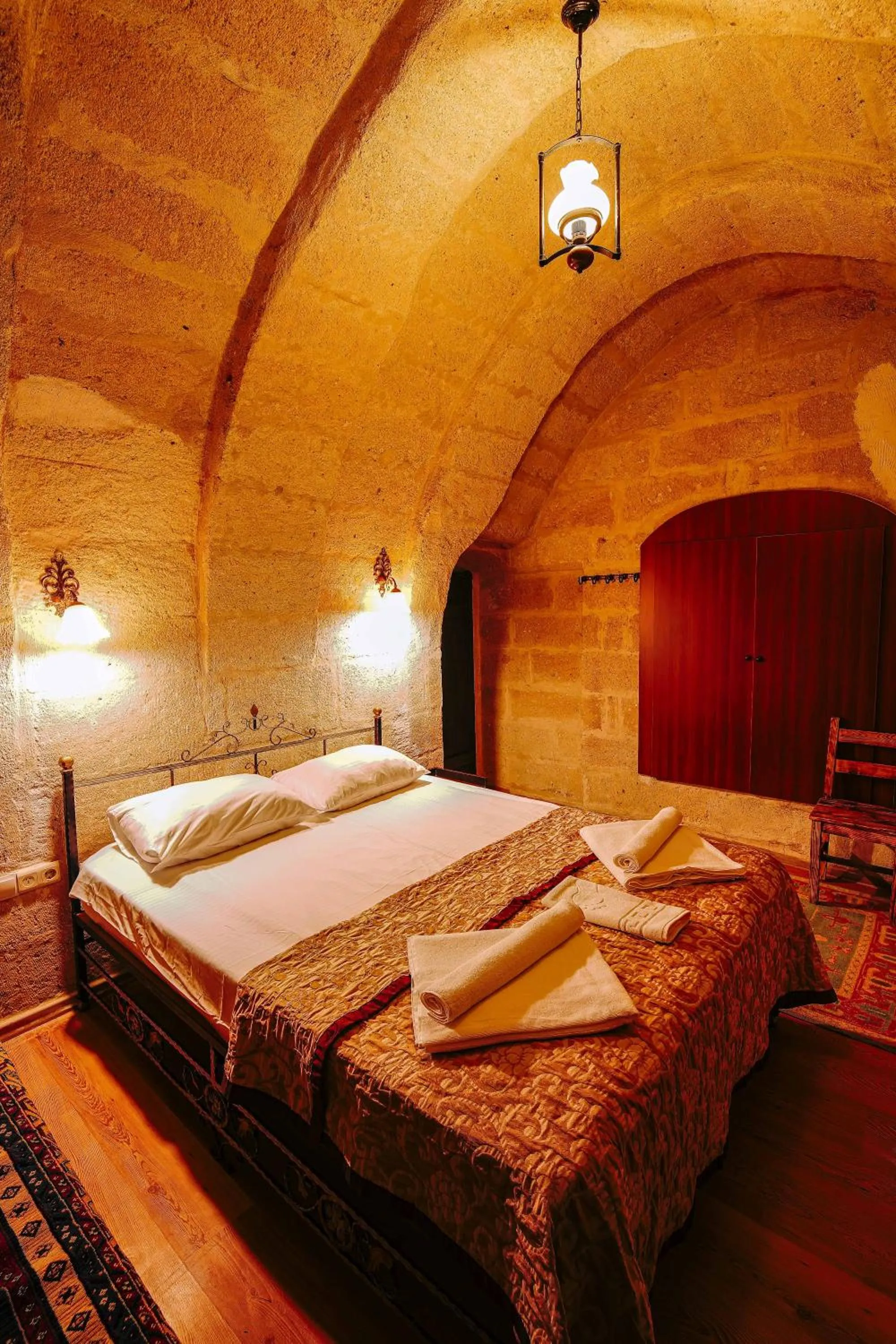 Bed in Alaca Cave Cappadocia