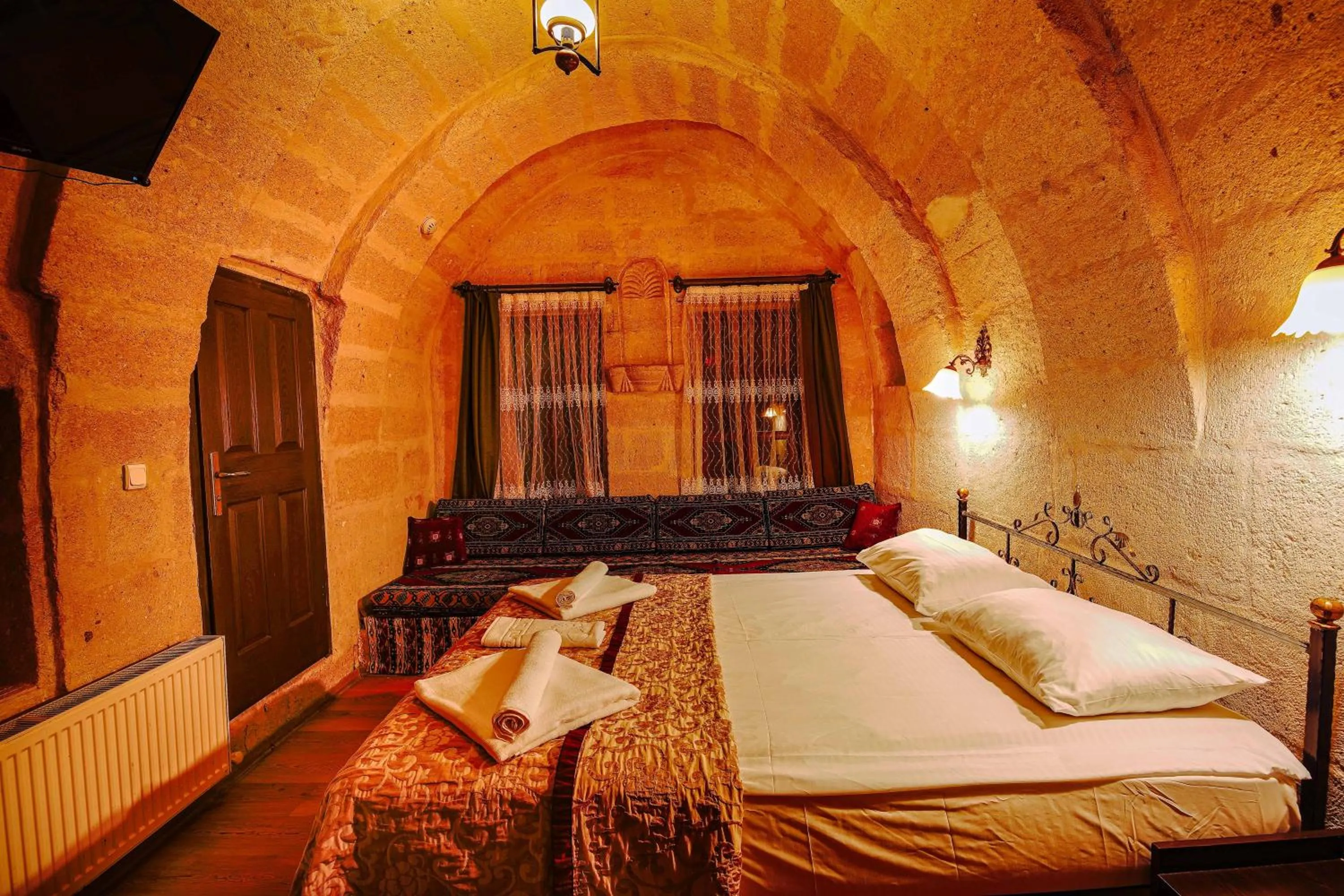 Bed in Alaca Cave Cappadocia
