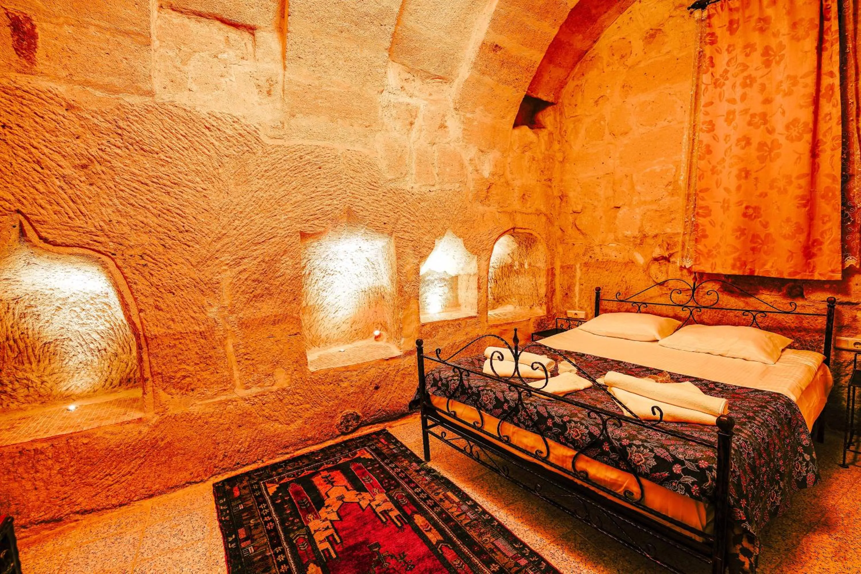 Bed in Alaca Cave Cappadocia