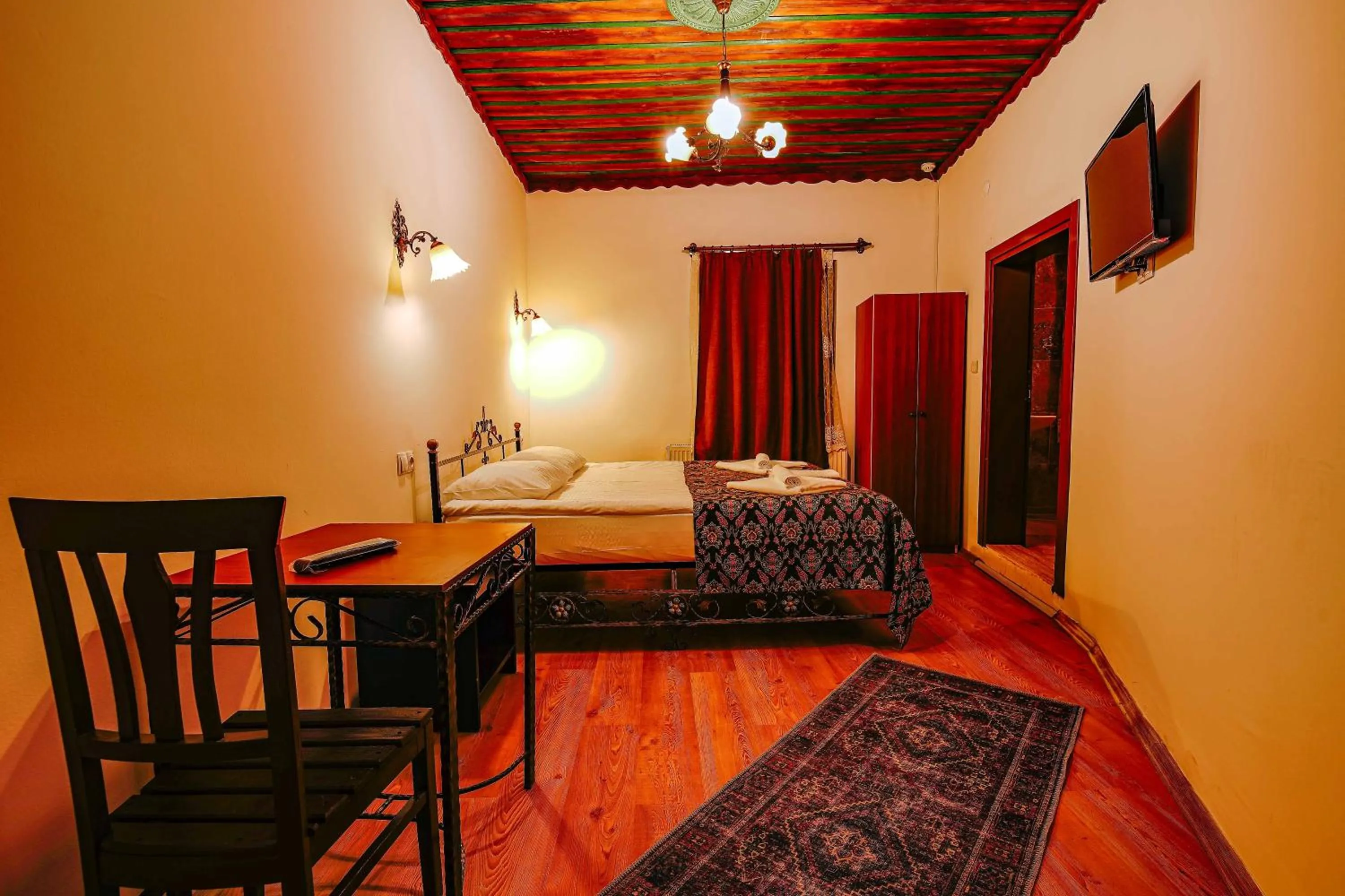 Bed in Alaca Cave Cappadocia