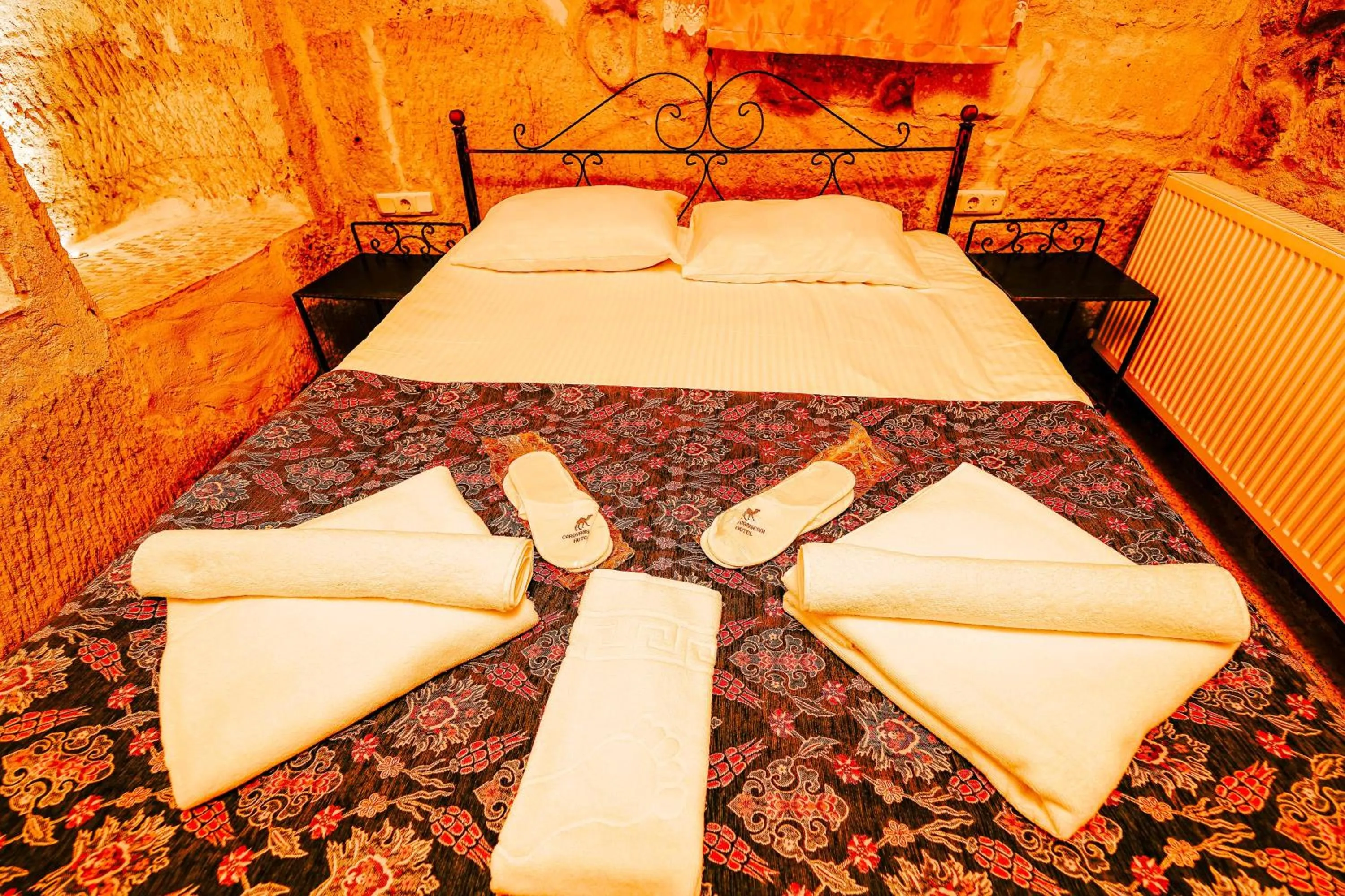 Bed in Alaca Cave Cappadocia