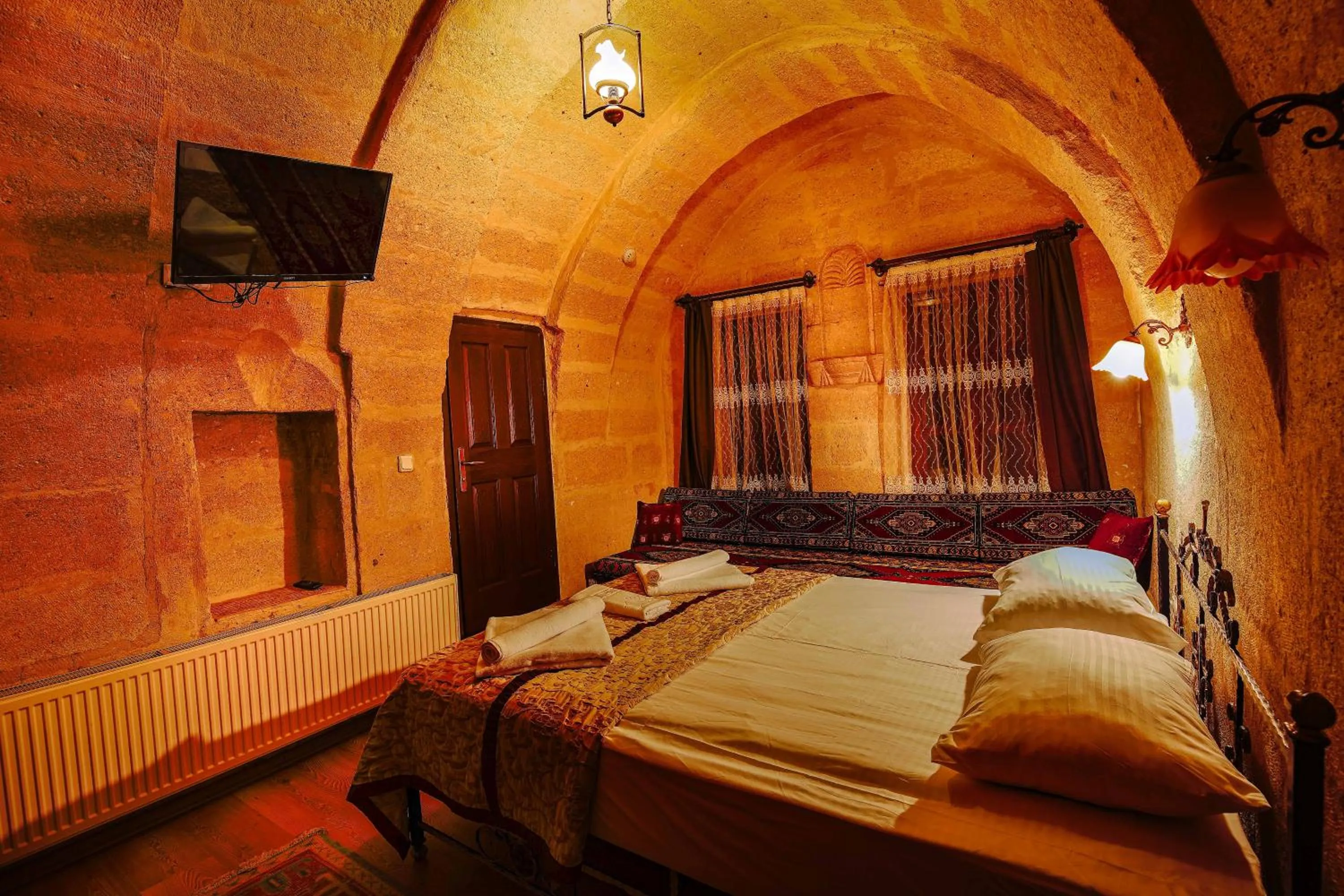 Bed in Alaca Cave Cappadocia
