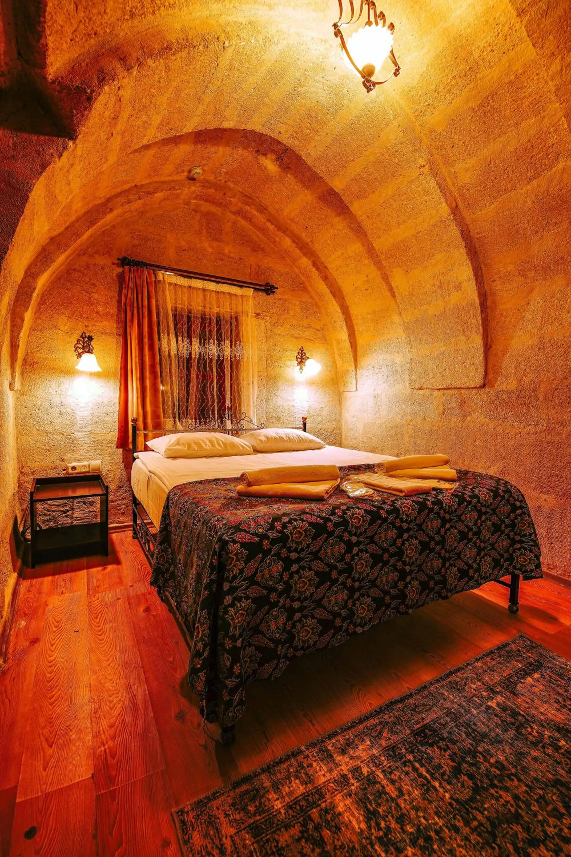Bed in Alaca Cave Cappadocia