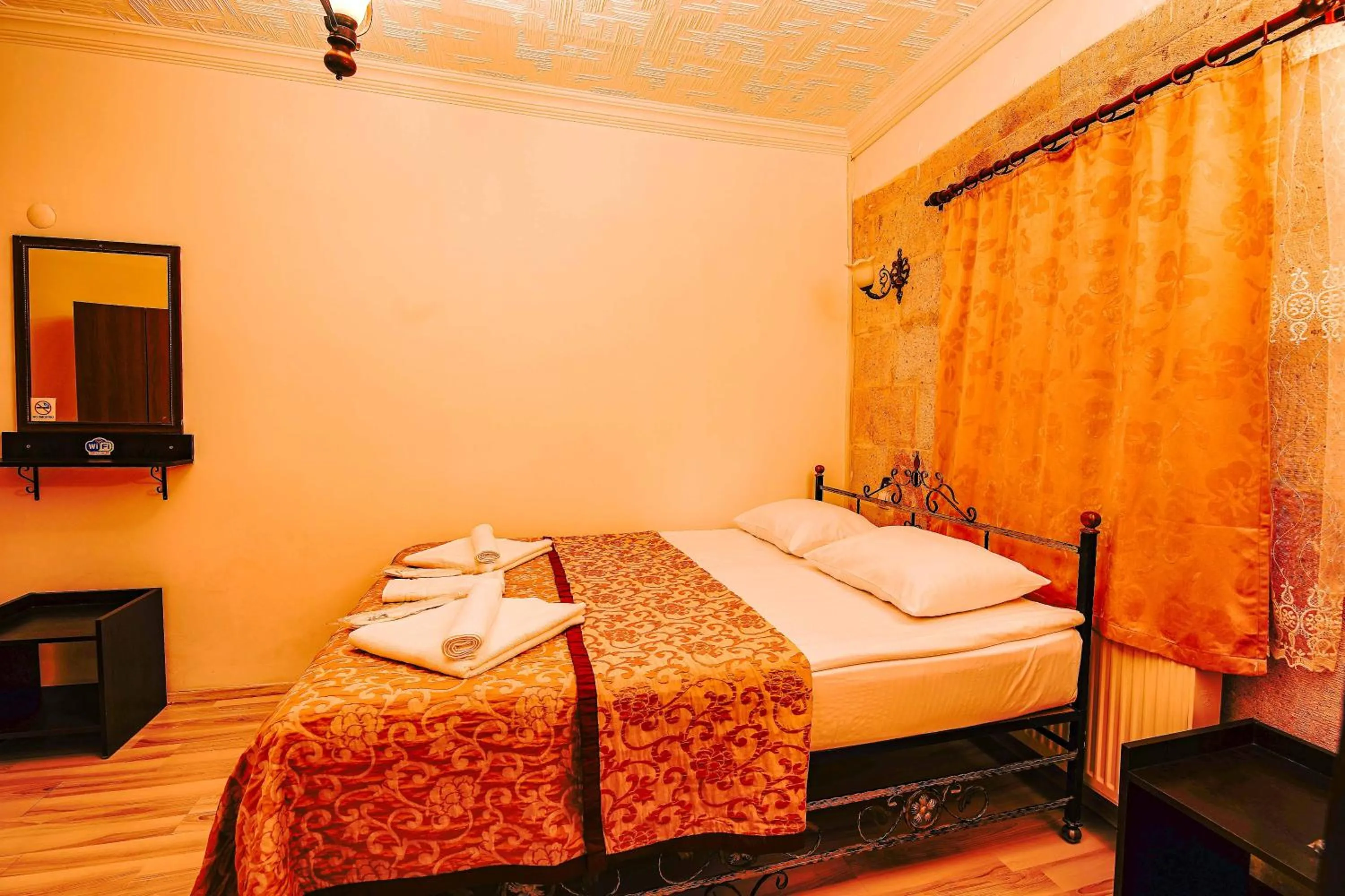 Bed in Alaca Cave Cappadocia