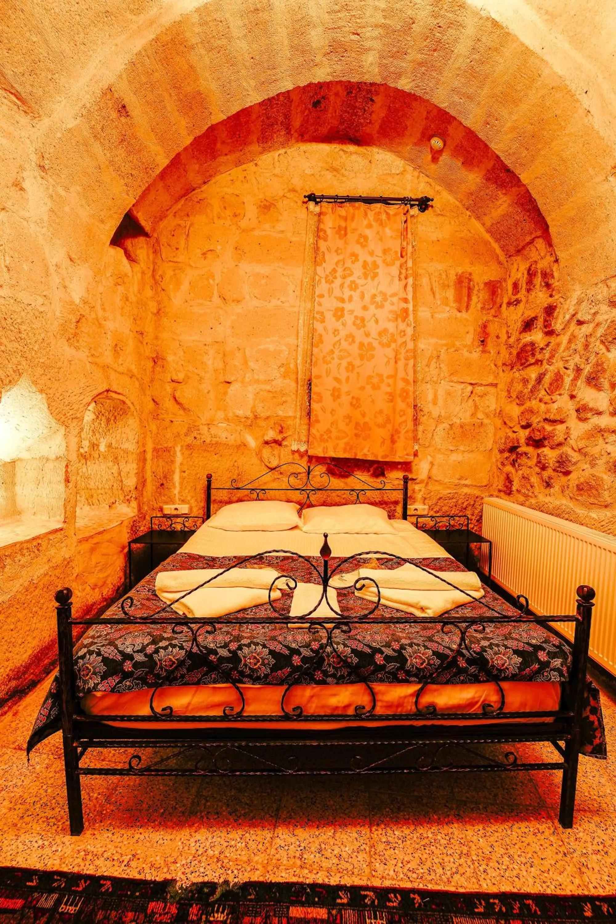 Bed in Alaca Cave Cappadocia