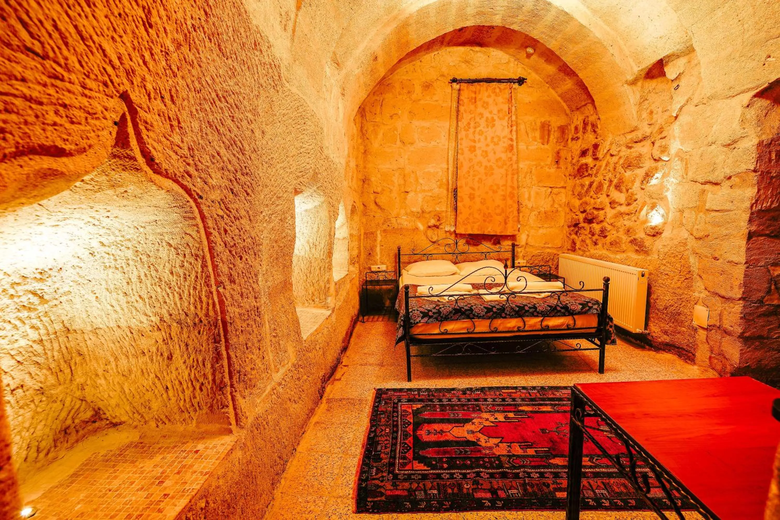 Bed in Alaca Cave Cappadocia
