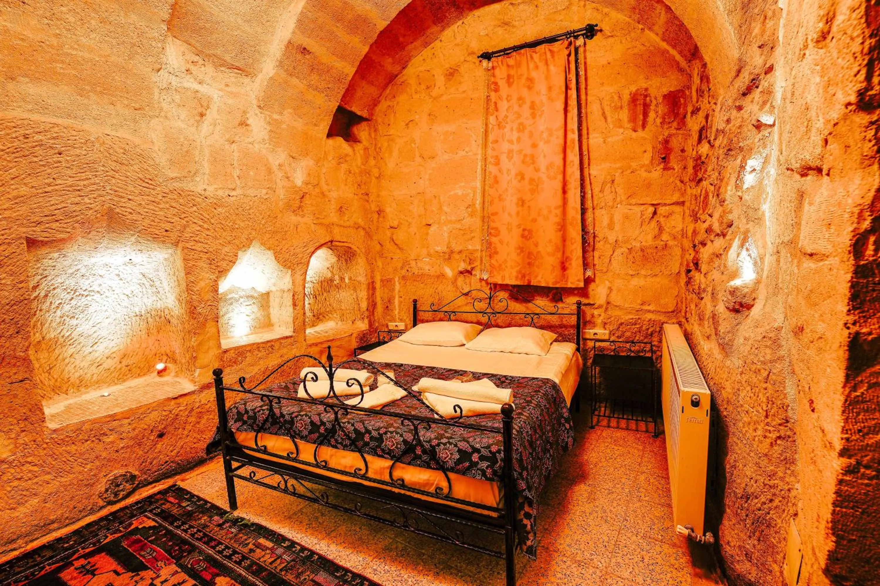 Bed in Alaca Cave Cappadocia
