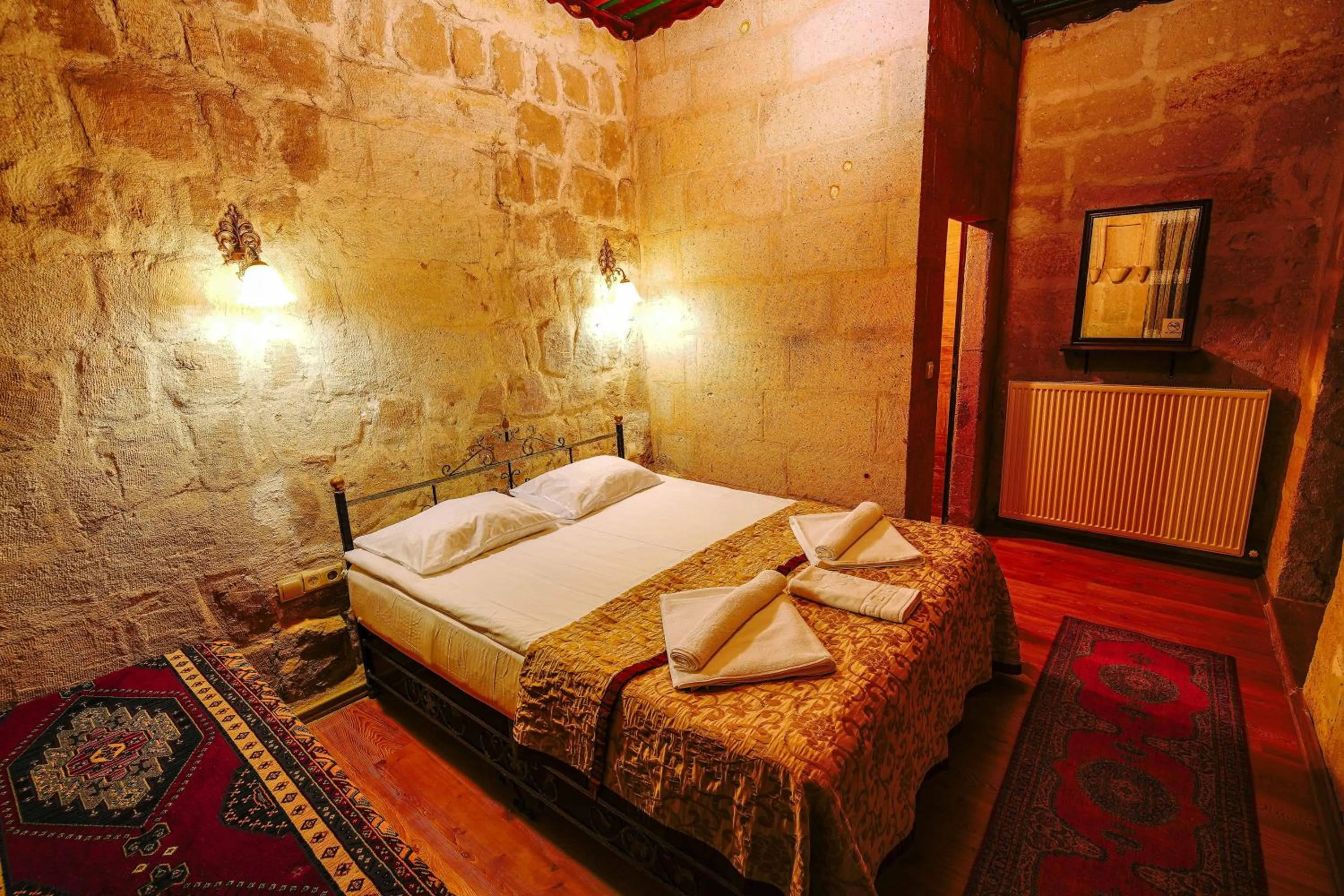 Bed in Alaca Cave Cappadocia