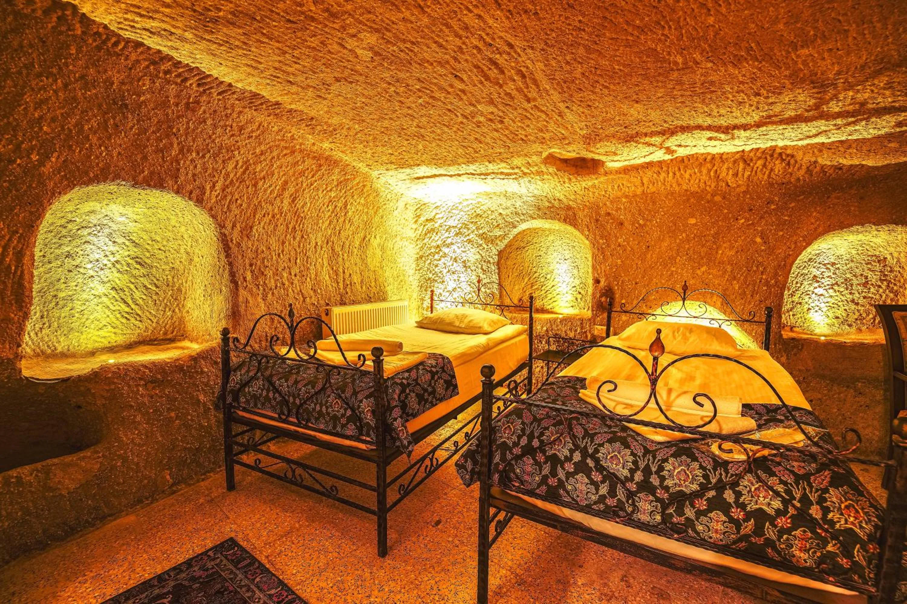 Bed in Alaca Cave Cappadocia
